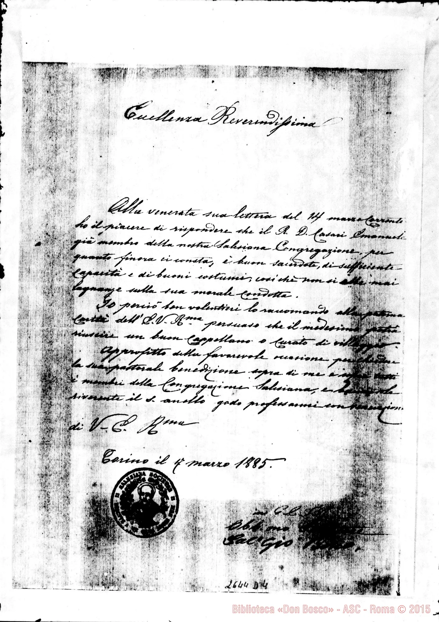 Fotogramma D 4 — Eccellenza. Torino, 17-03-1885