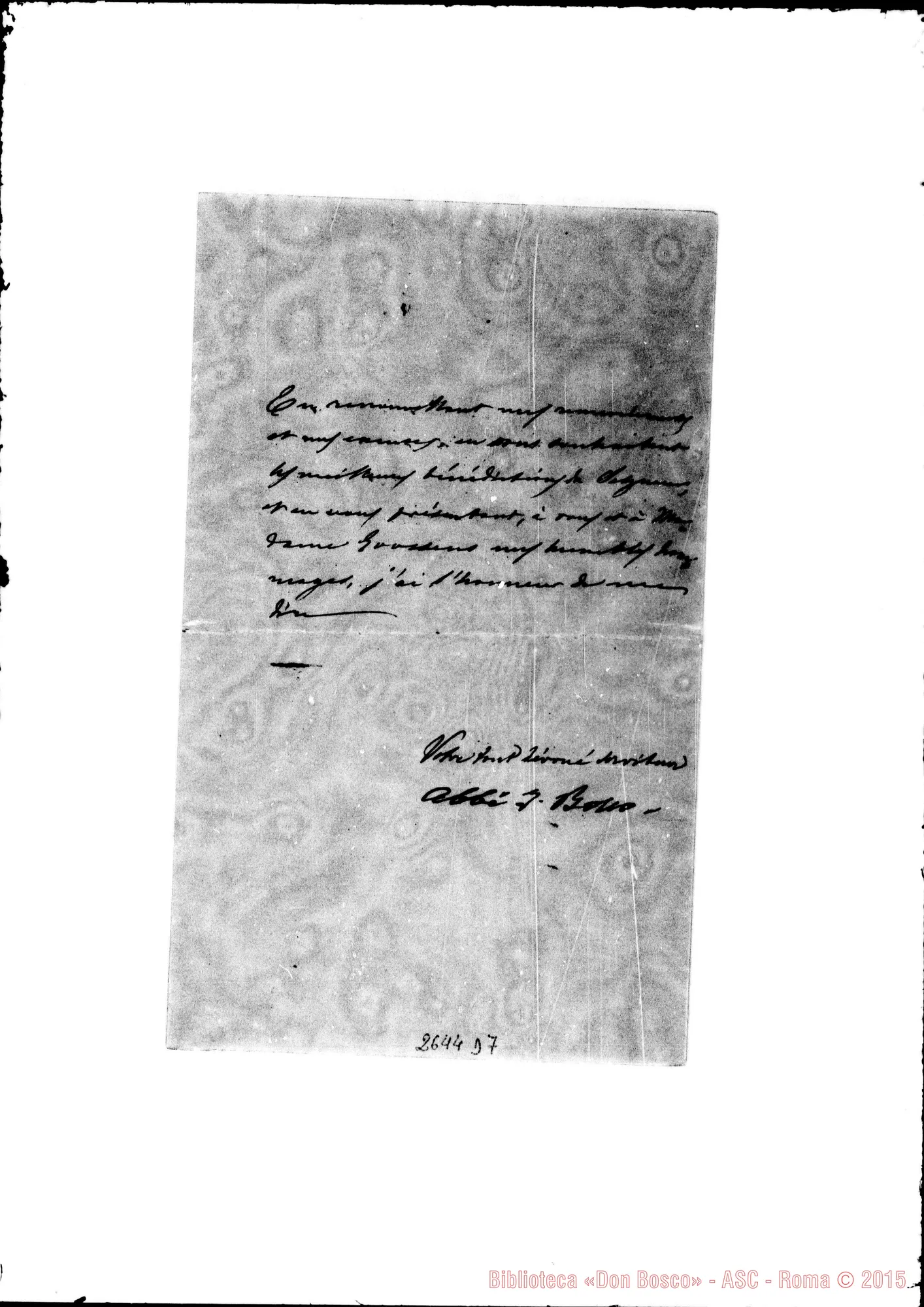 Fotogramma D 7 — Monsieur. Torino, 23-03-1885
