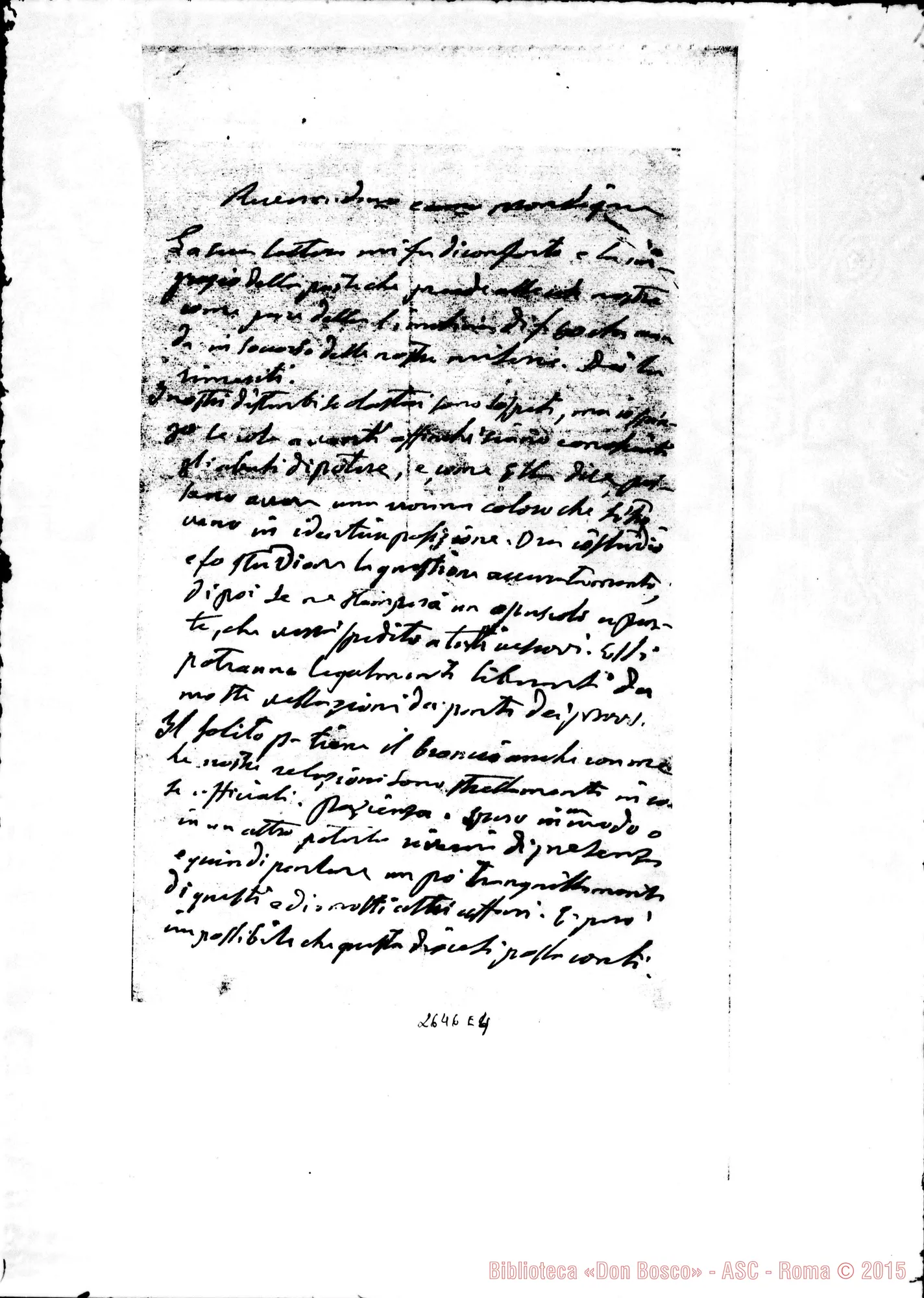 Fotogramma E 4 — De Gaudenzi Pietro Giuseppe, arciprete E vesc.. Torino, 16-07-1873