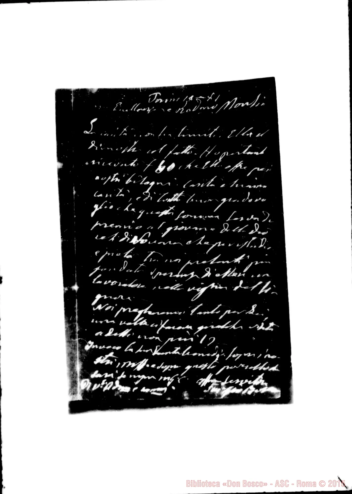 Fotogramma E 2 — Eula Stanislao, vesc. di Novara. Torino, 18-01-1881
