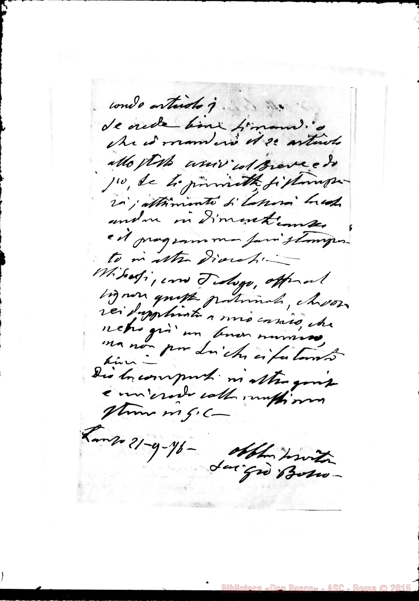Fotogramma D 7 — Margotti Giacomo, sac., giornalista. Lanzo, 21-09-1876