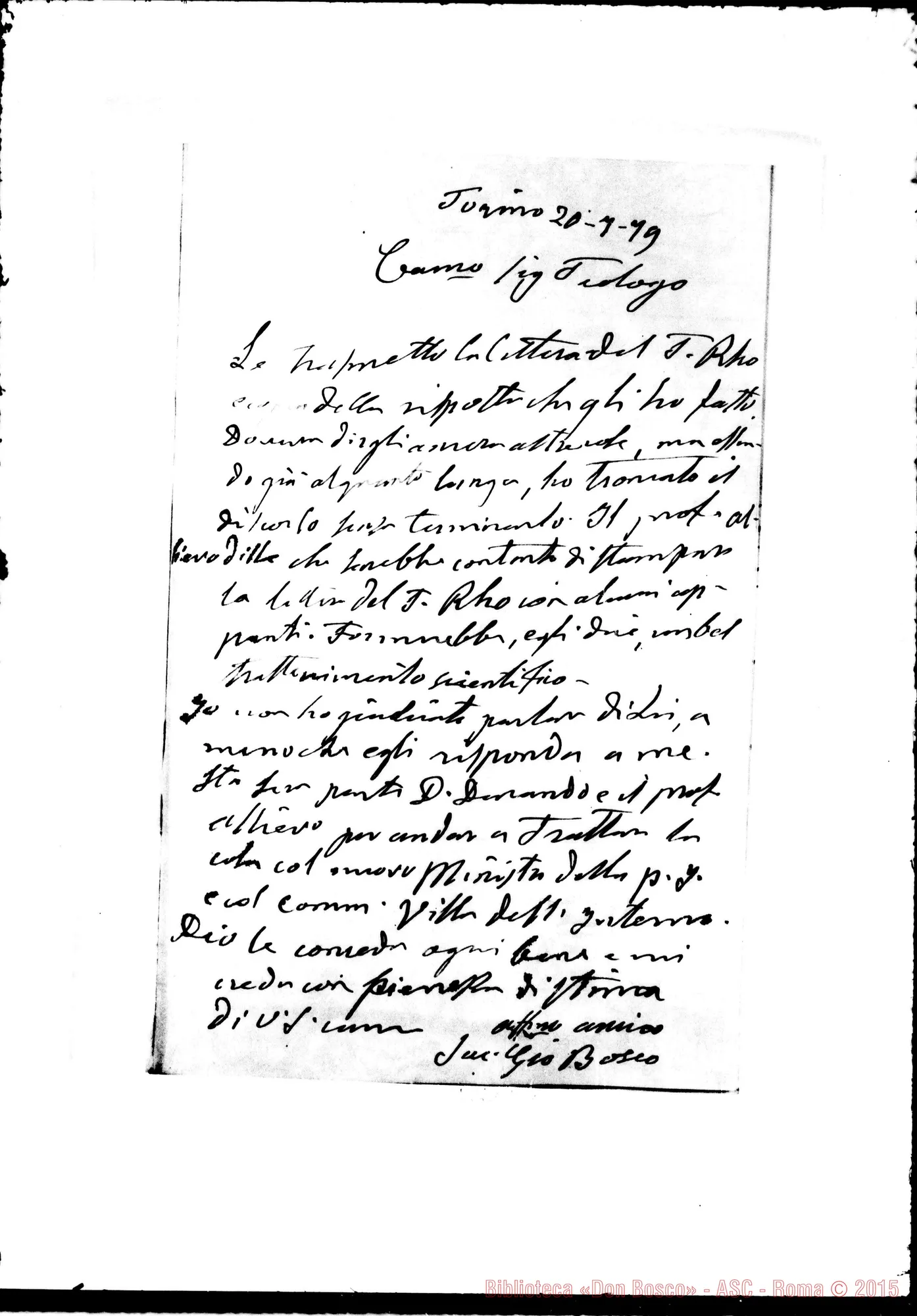 Fotogramma E 4 — Margotti Giacomo, sac. giornalista. Torino, 20-07-1879