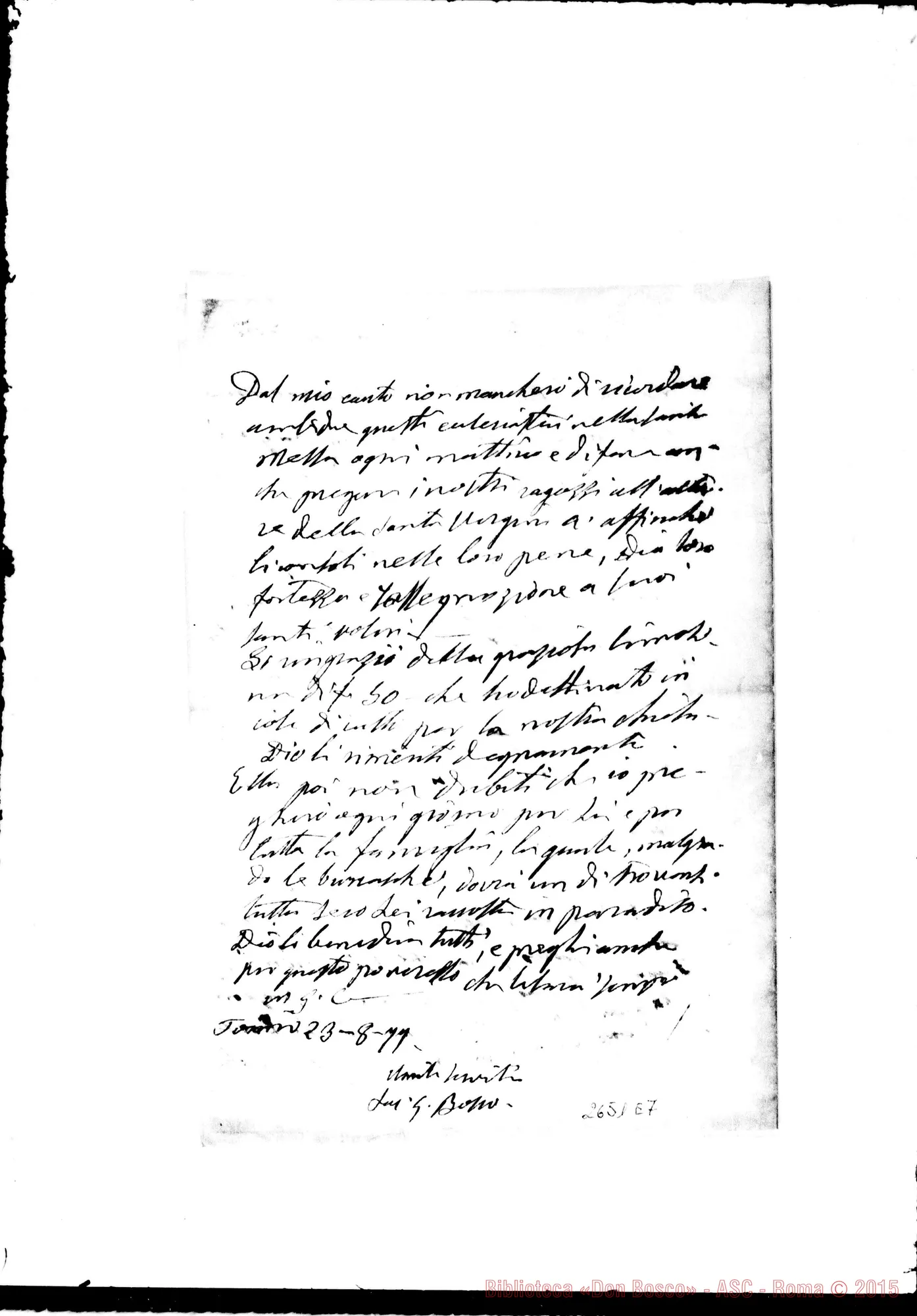 Fotogramma E 7 — Marietti Carolina. Torino, 23-08-1877