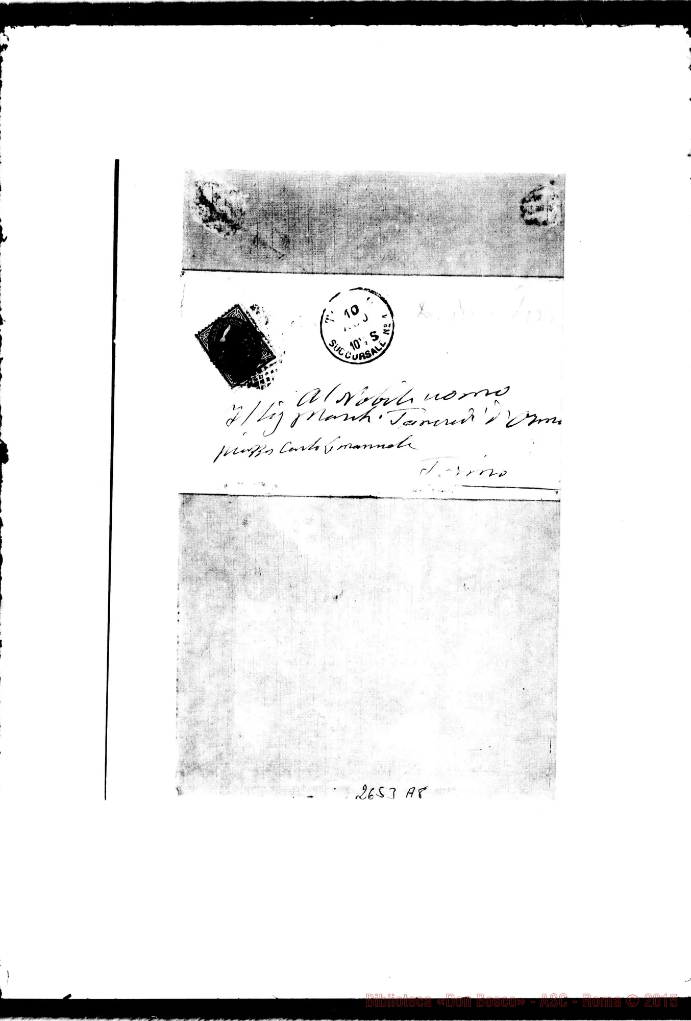 Fotogramma A 8 — Ormea Tancredi, marchese. Torino, 10-08-1876