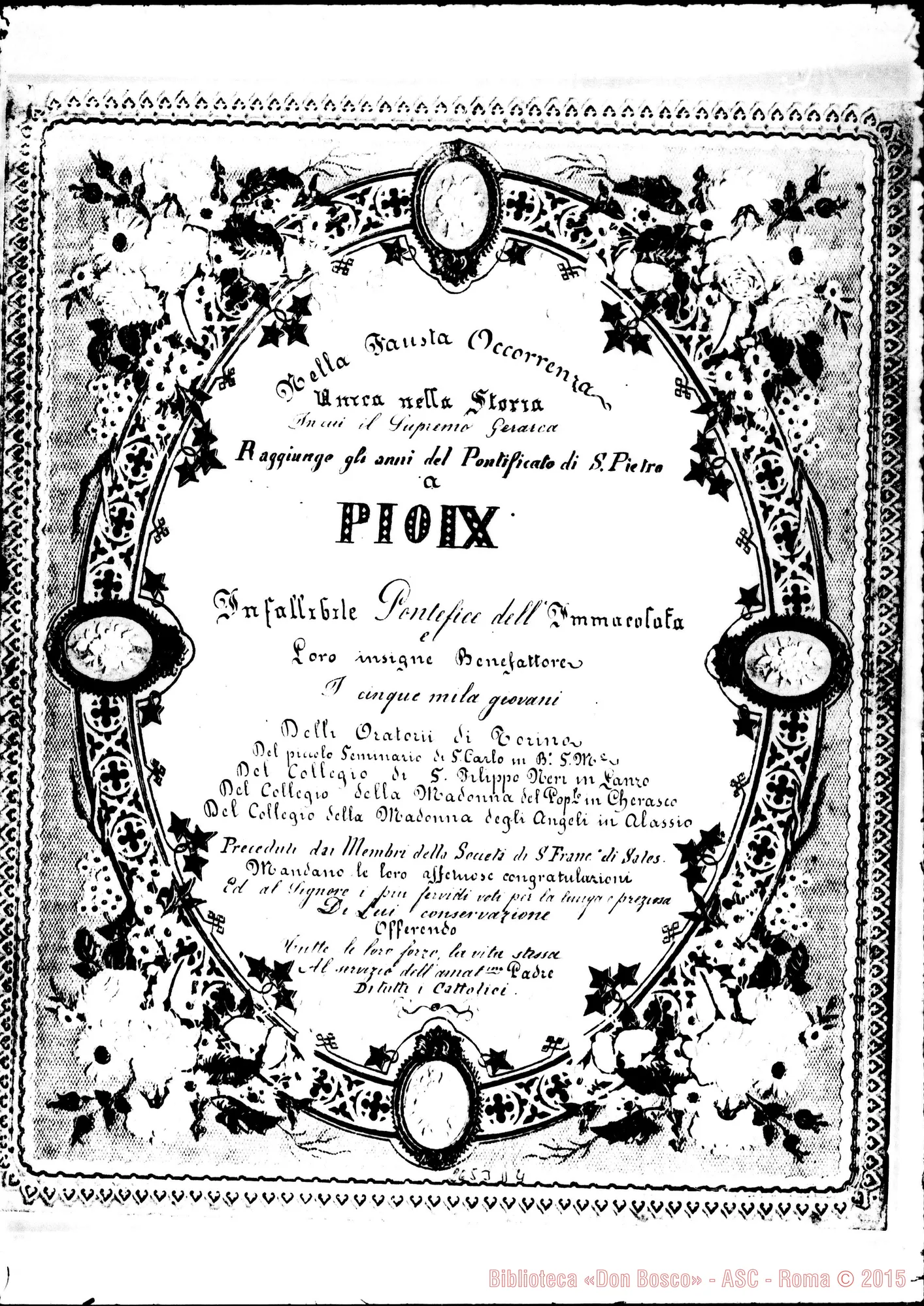Fotogramma D 4 — Pio IX. Torino, 16-06-1871