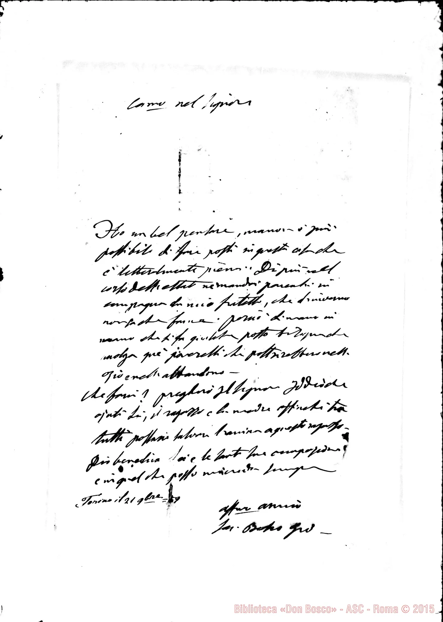 Fotogramma E 4 — Radice, signore. Torino, 21-11-1859