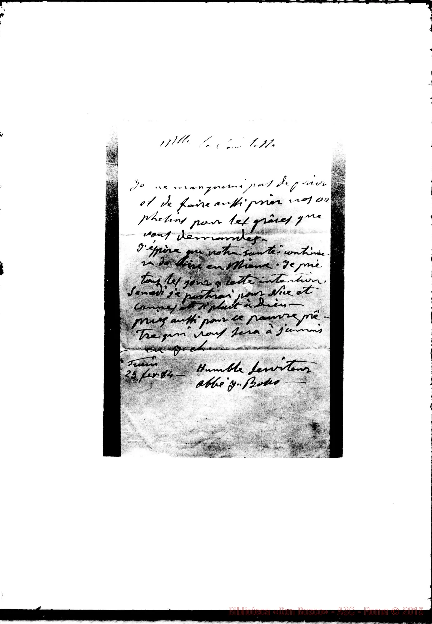 Fotogramma A 7 — Robiano Matilde, contessa. Torino, 25-02-1884