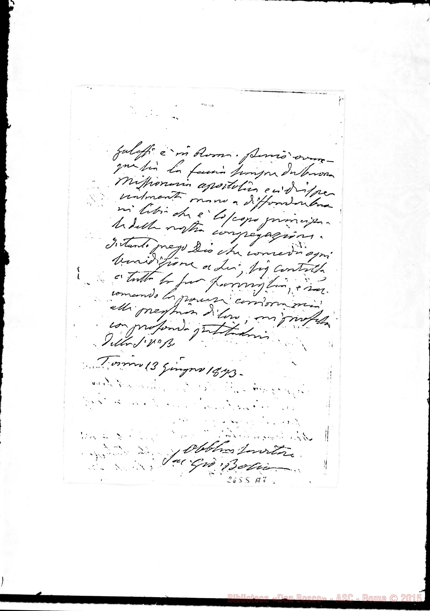 Fotogramma A 7 — Tabarini, contessa. Torino, 13-06-1873