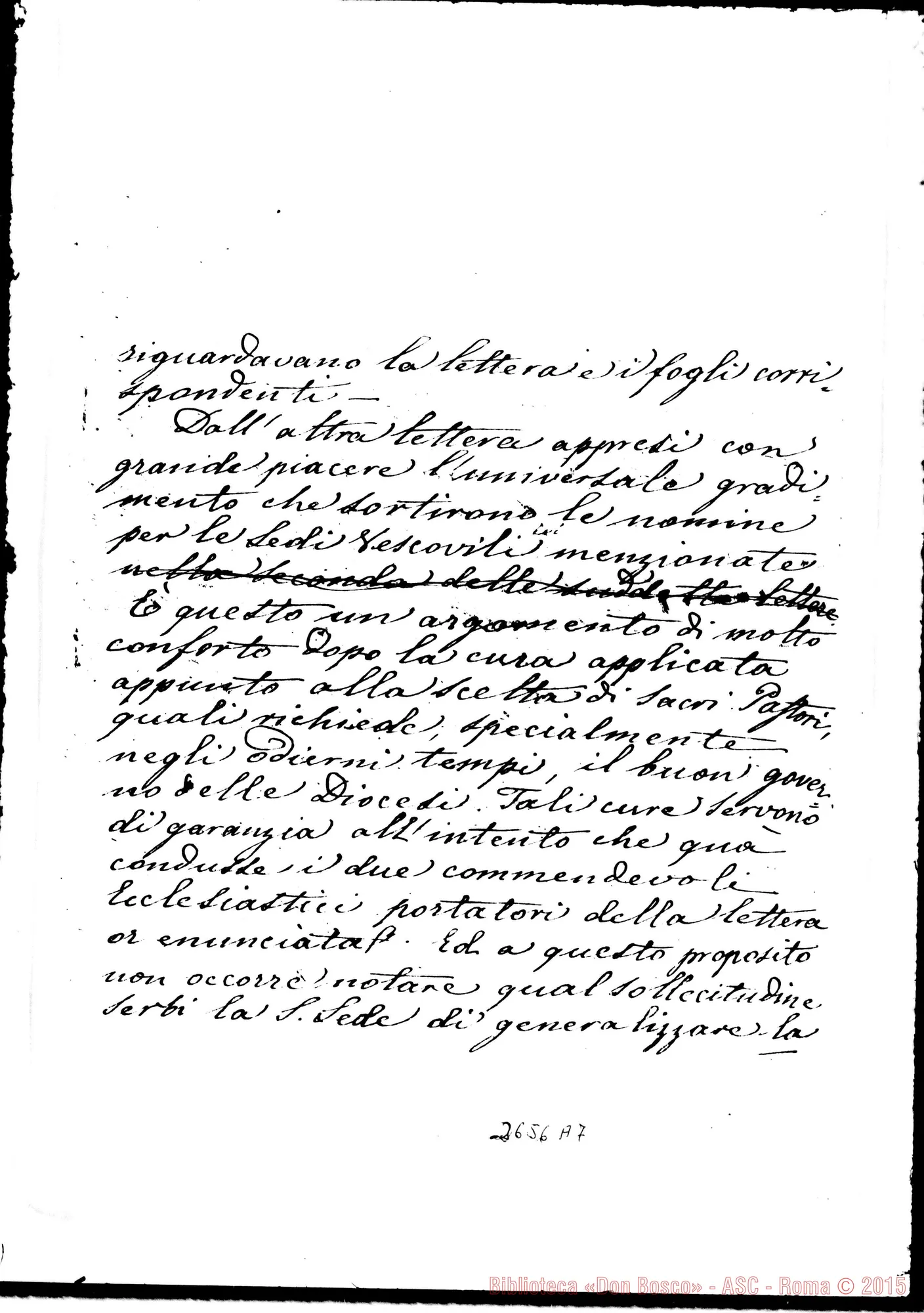 Fotogramma A 7 — Antonelli G., card. - D. Bosco. Roma, 4-06-1867