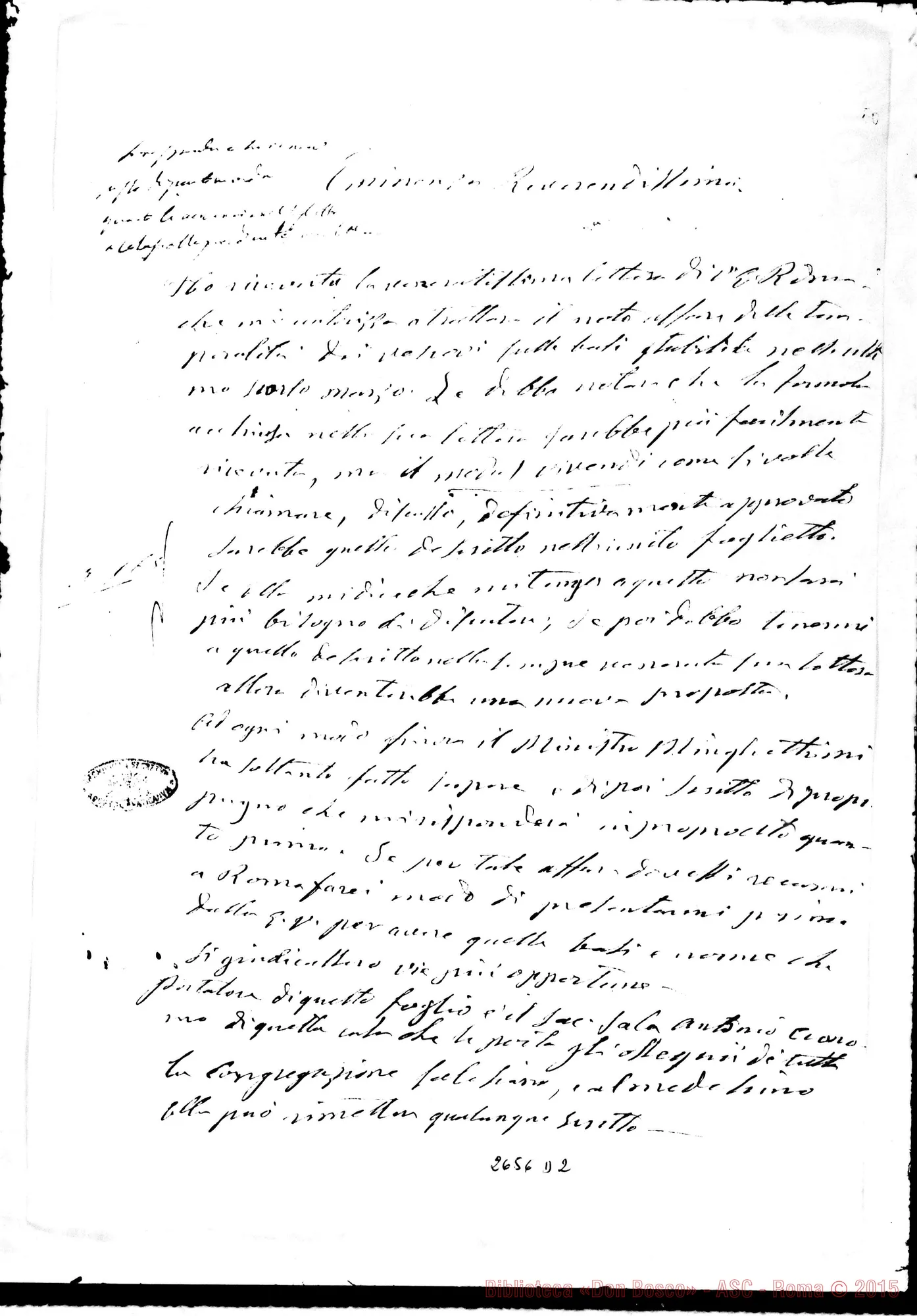 Fotogramma D 2 — D. Bosco - Card. Antonelli. Torino, 25-08-1873.