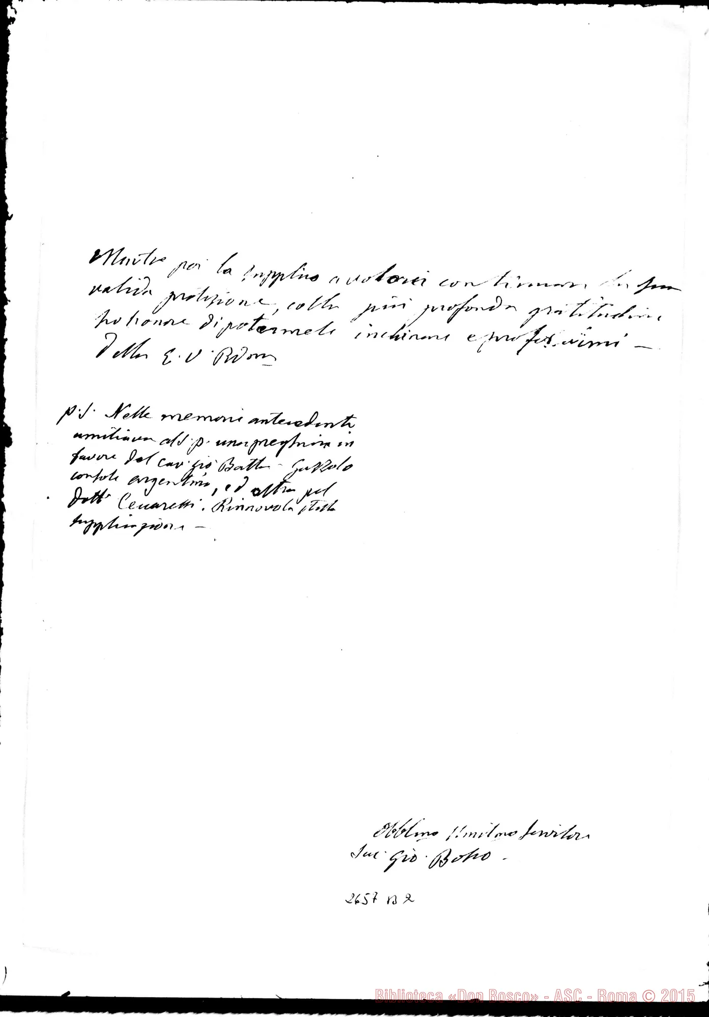 Fotogramma B 2 — D. Bosco - Card. Antonelli, il 29-11-1875