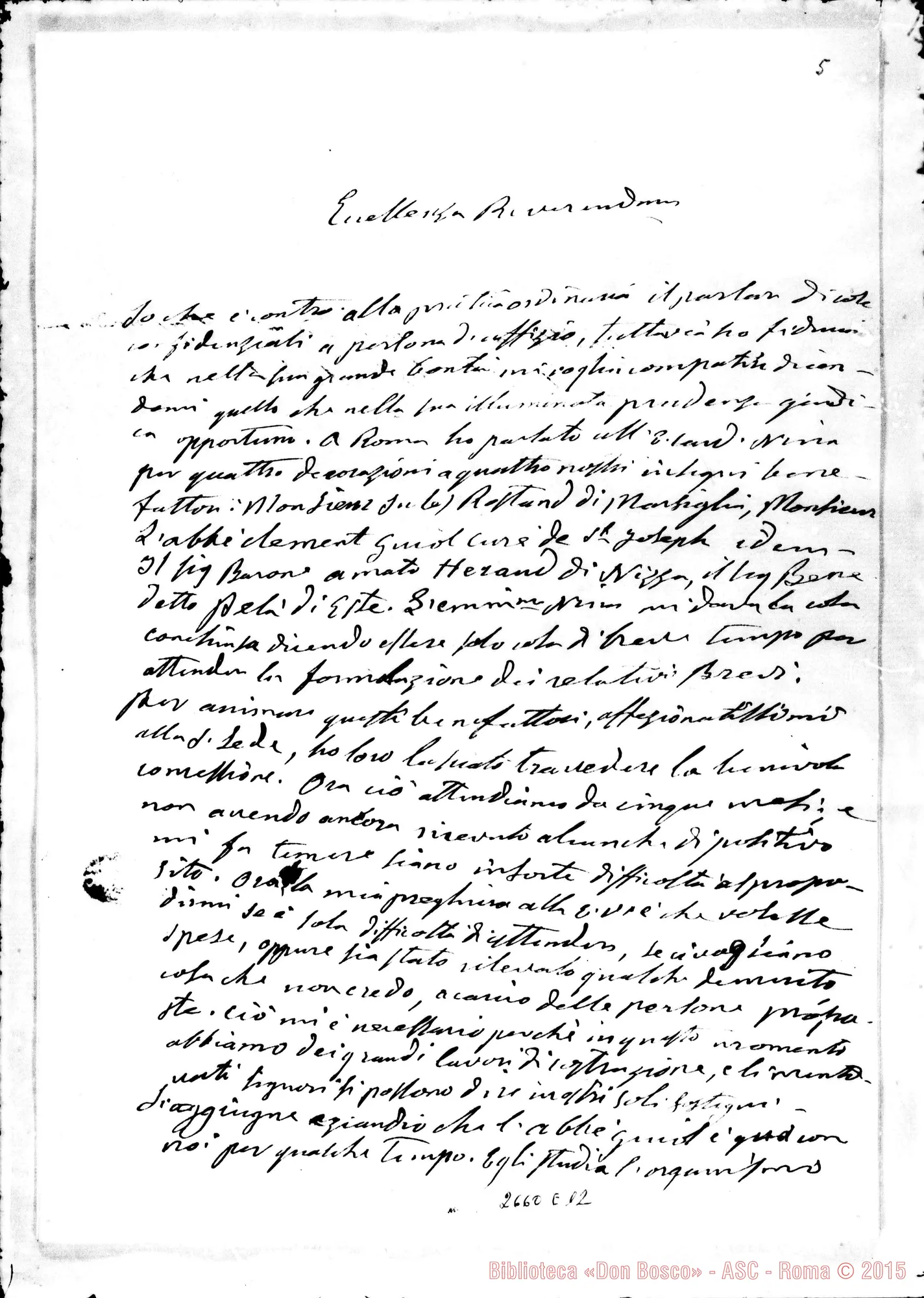 Fotogramma E 12 — Don Bosco - Card. Nina. Torino, 12-07-1879