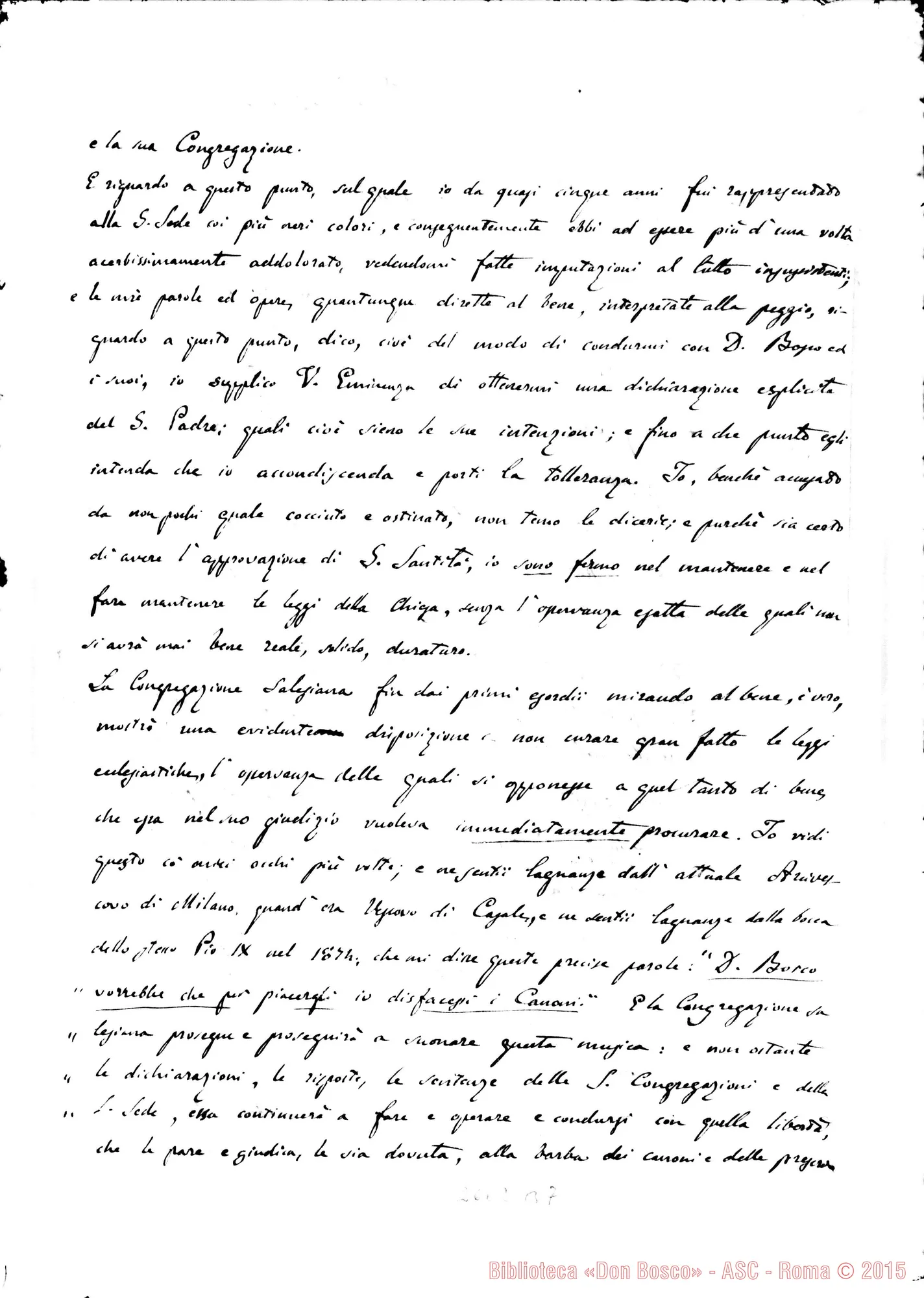 Fotogramma B 7 — Gastaldi, arciv. - Card. Franchi. Torino, 12-05-1878 E risposta acclusa