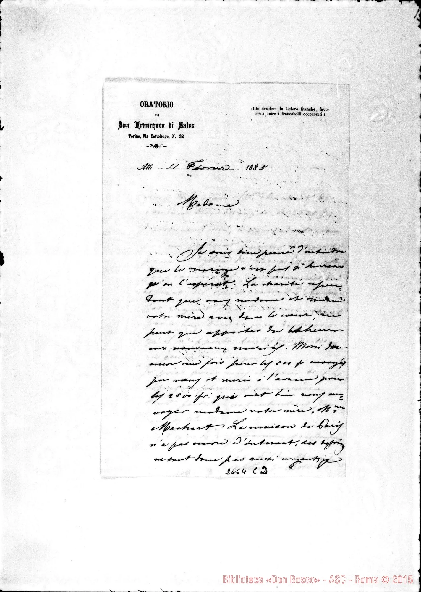 Fotogramma C 2 — Pallavicino Mossi di Faucigny Margherita, marchesa. Torino, 17-11-1883