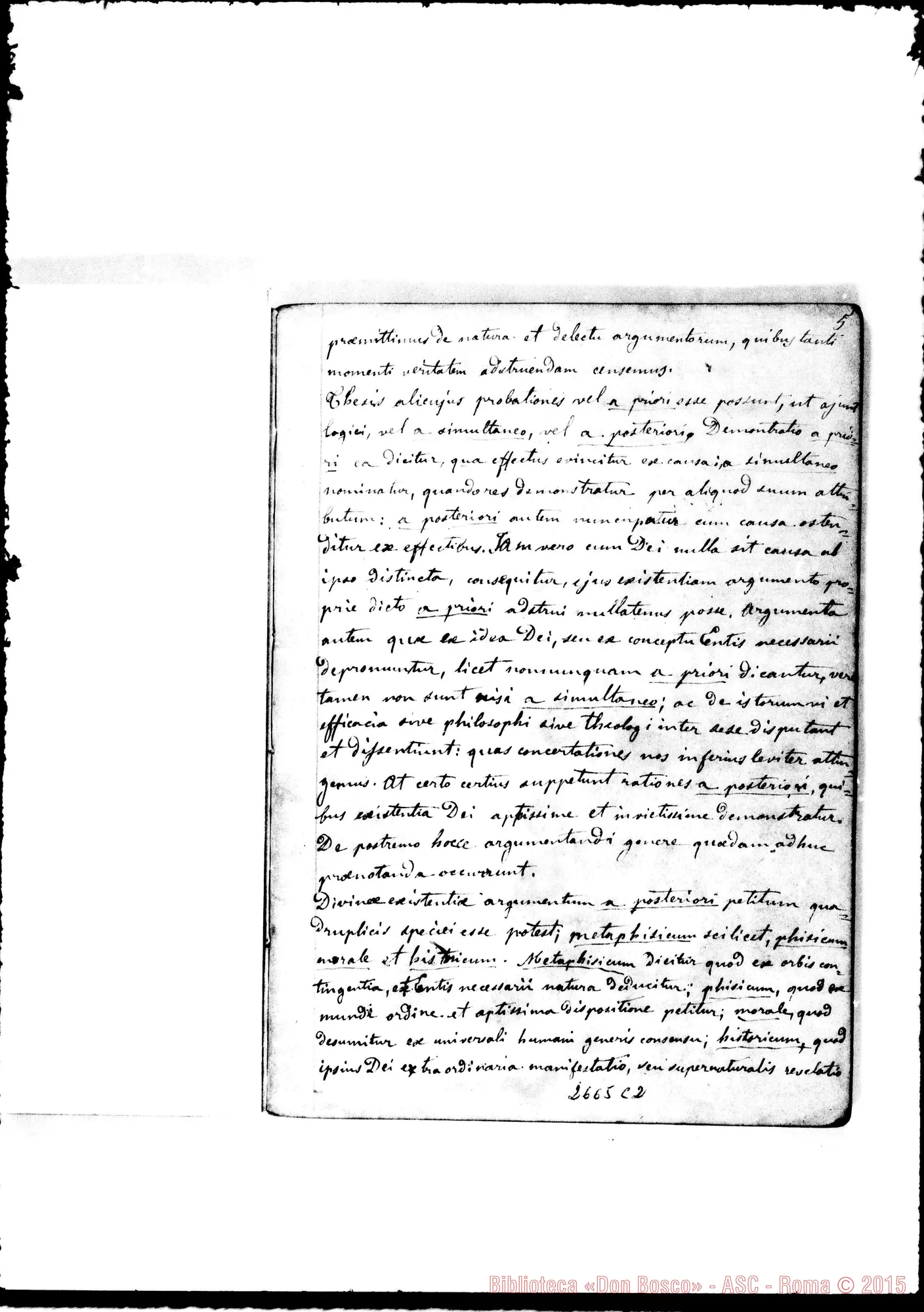 Fotogramma C 2 — Teologia dogmatica: Quaderno 1: De Deo