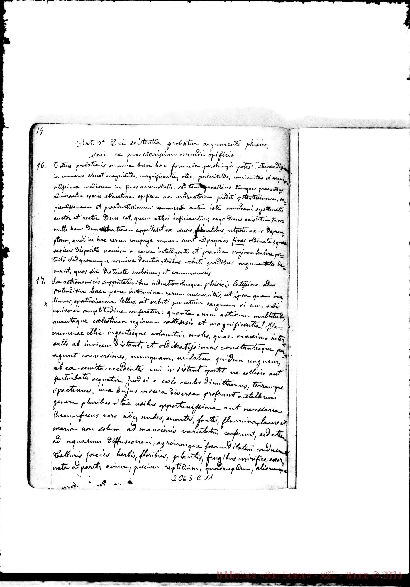Fotogramma C 11 — Teologia dogmatica: Quaderno 1: De Deo