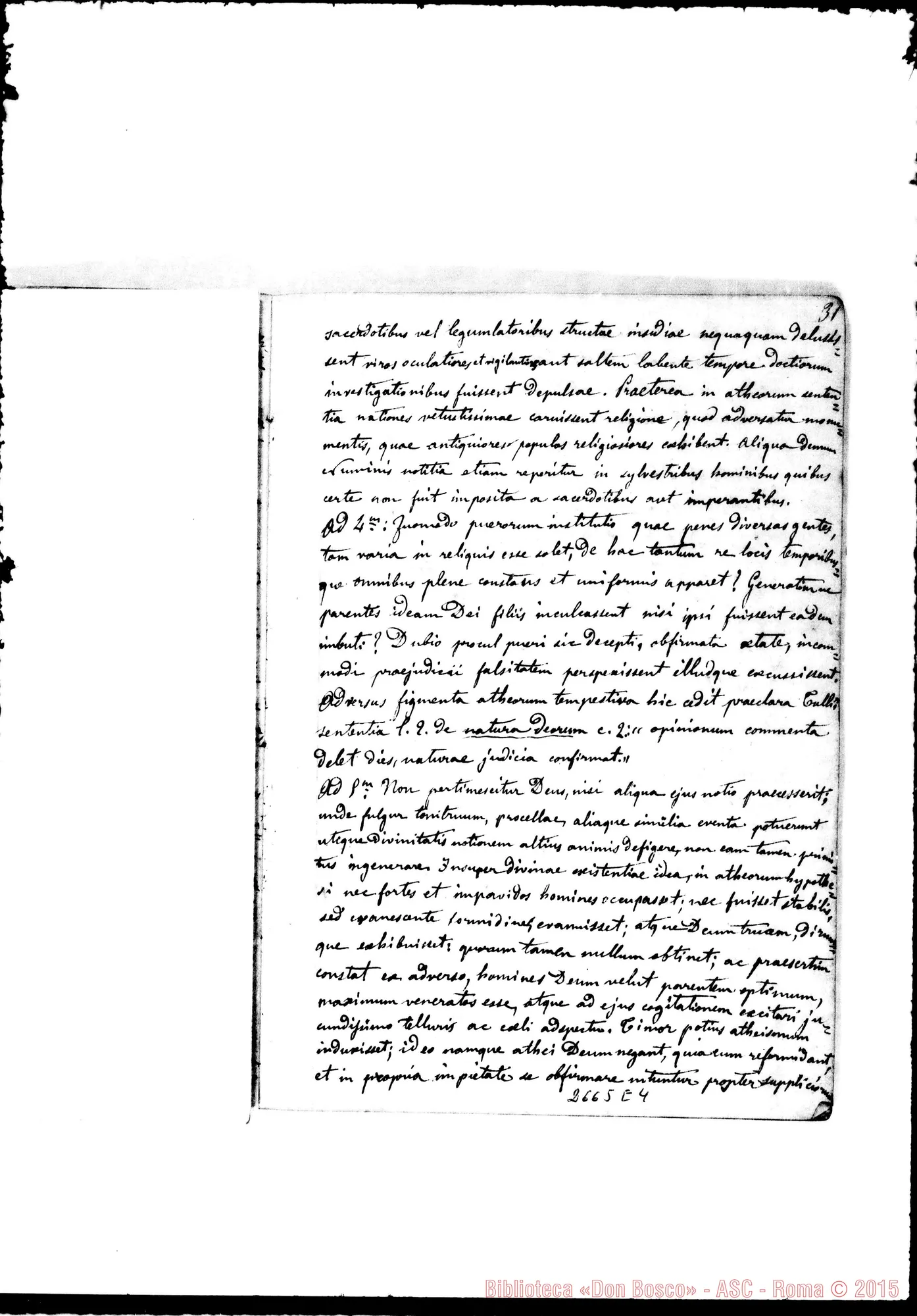 Fotogramma E 4 — Teologia dogmatica: Quaderno 1: De Deo