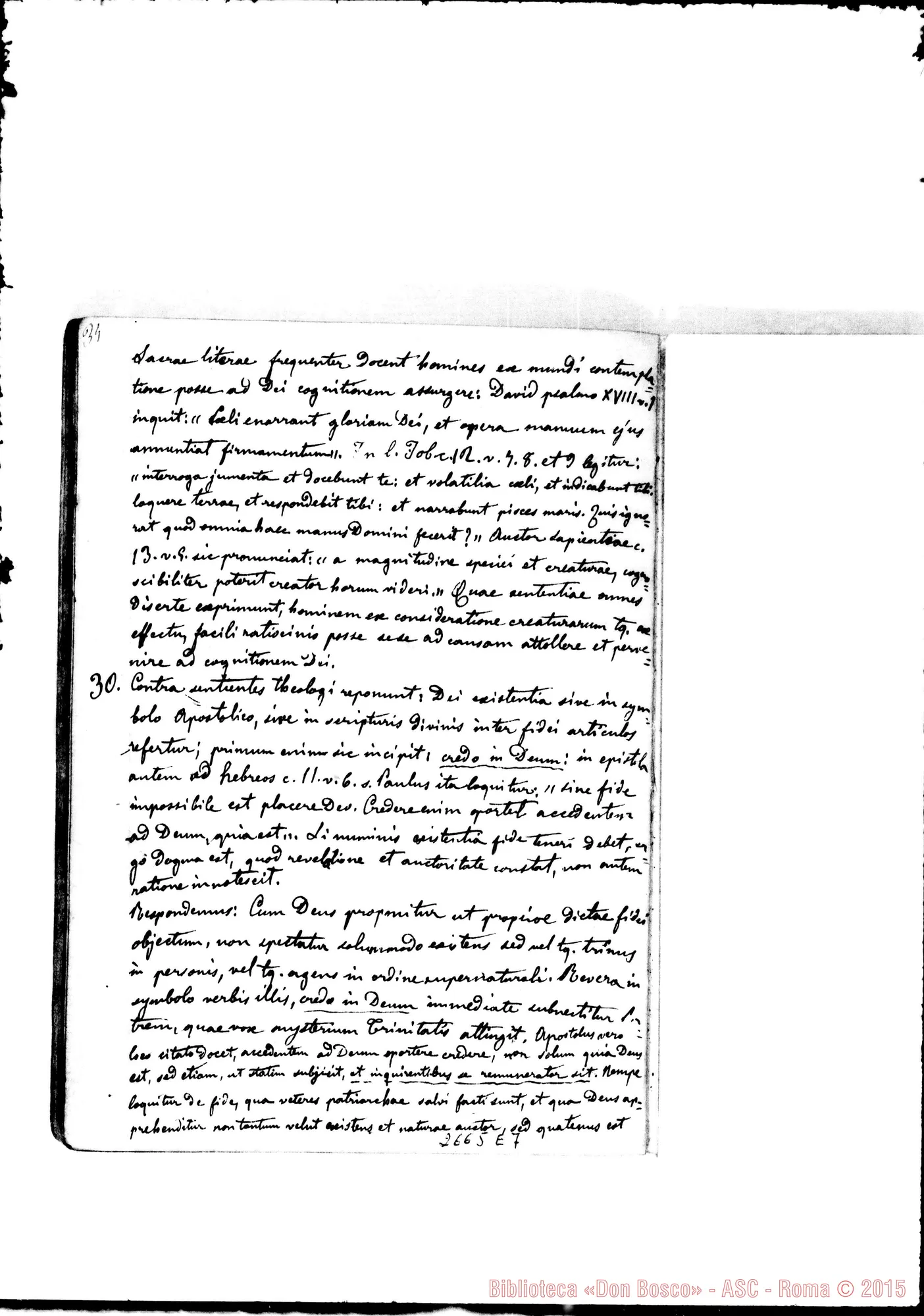 Fotogramma E 7 — Teologia dogmatica: Quaderno 1: De Deo