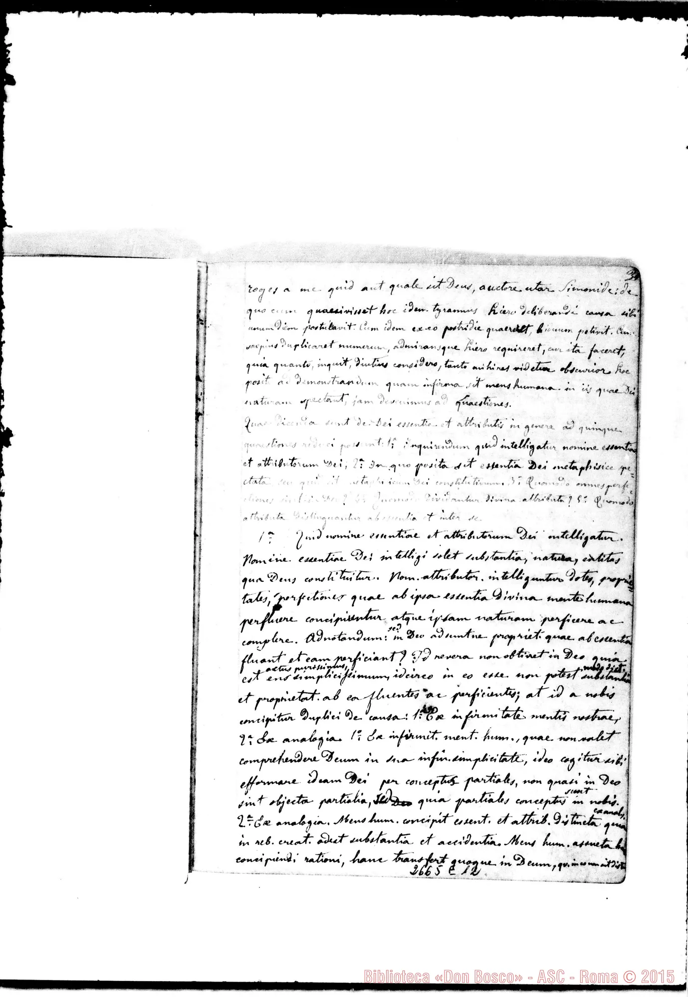 Fotogramma E 12 — Teologia dogmatica: Quaderno 1: De Deo