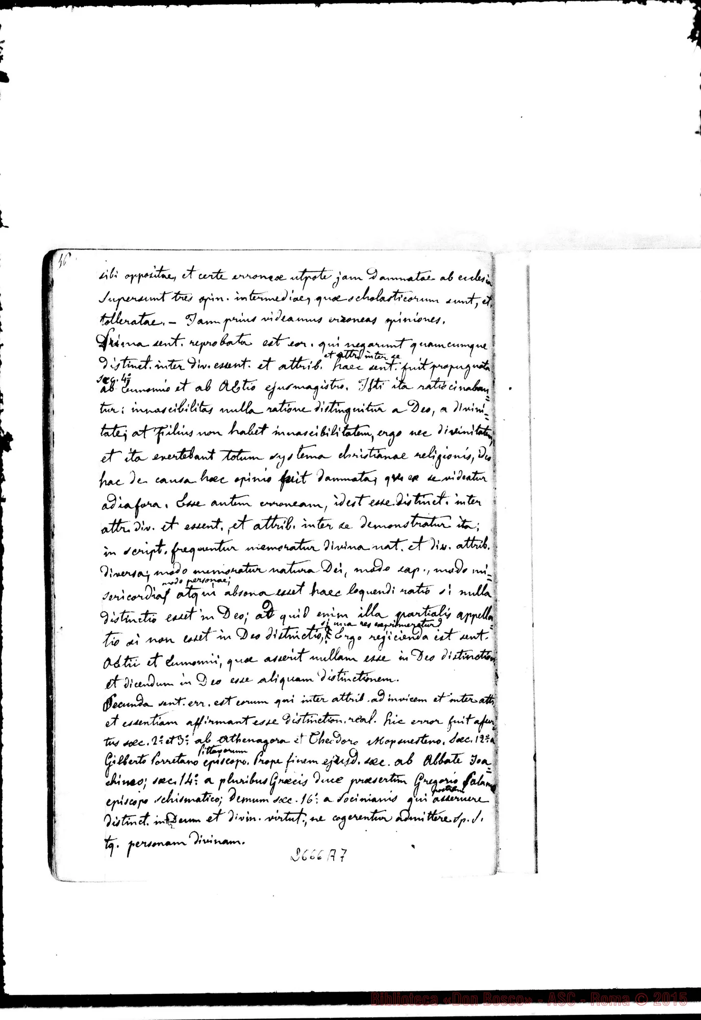 Fotogramma A 7 — Teologia dogmatica: Quaderno 1: De Deo
