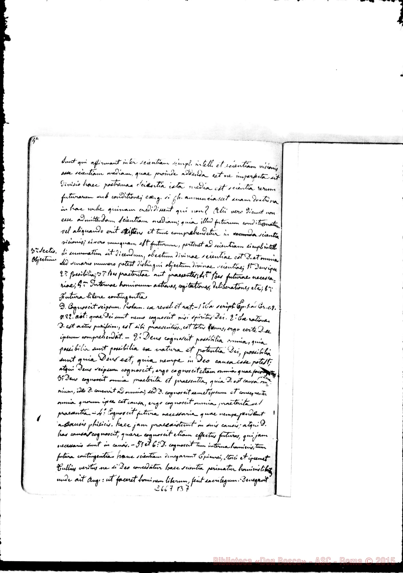 Fotogramma B 7 — Quaderno 3: De Deo