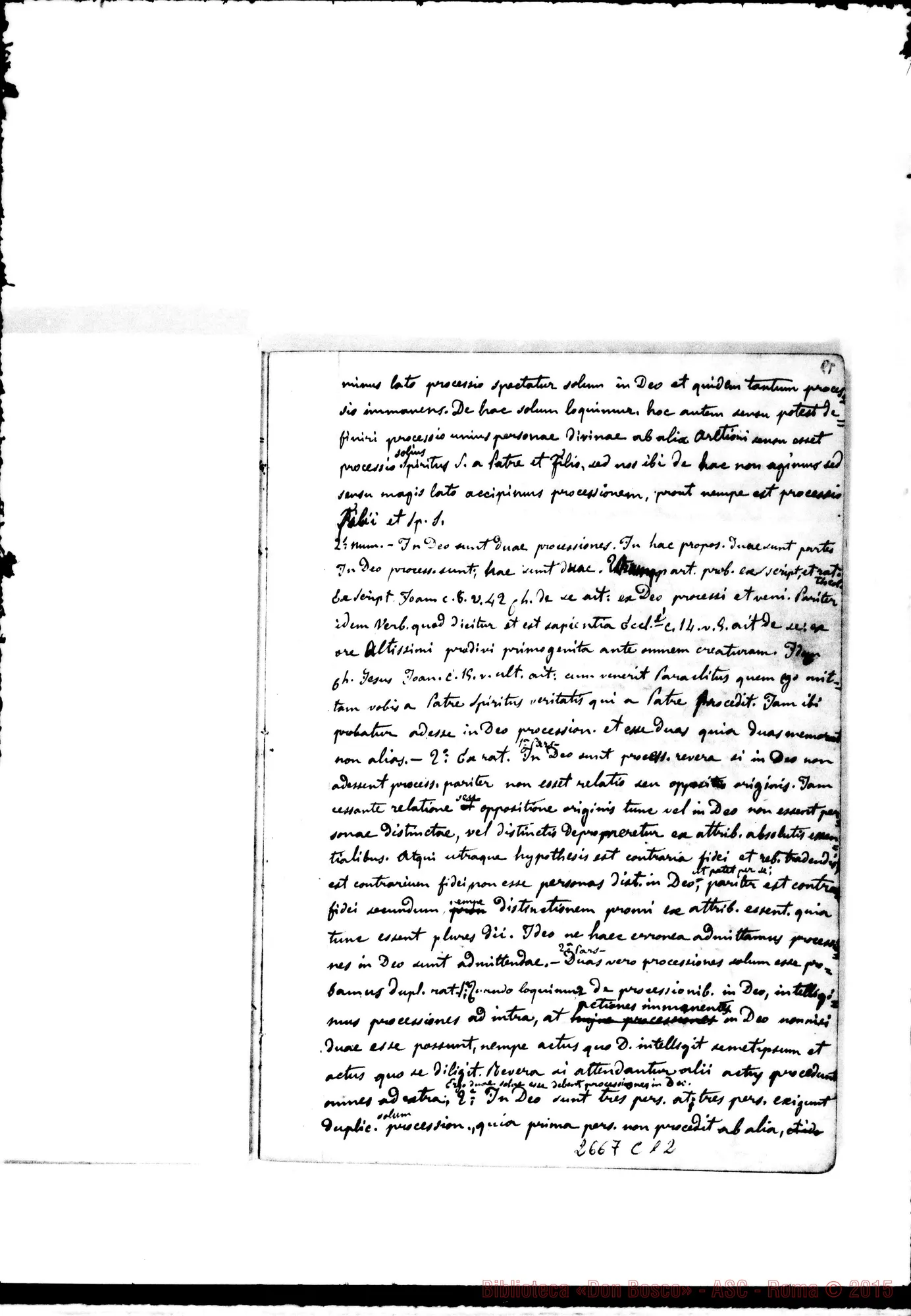 Fotogramma C 12 — Quaderno 3: De Deo