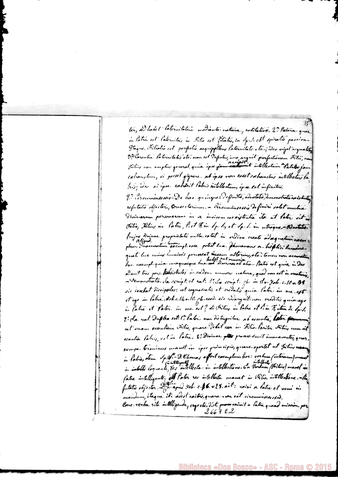 Fotogramma E 2 — Quaderno 3: De Deo