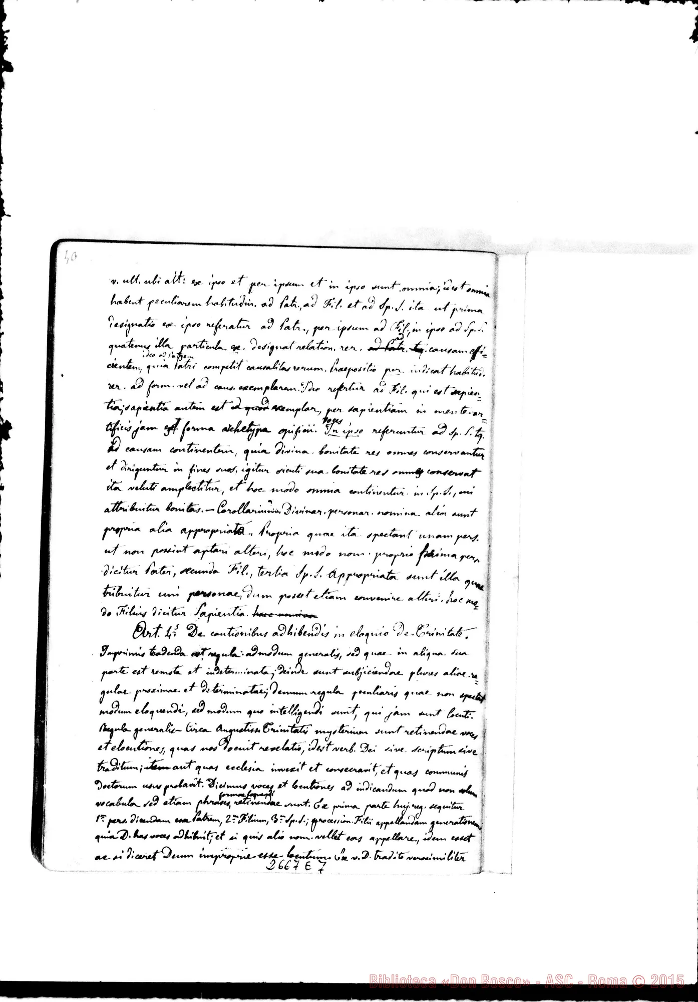 Fotogramma E 7 — Quaderno 3: De Deo