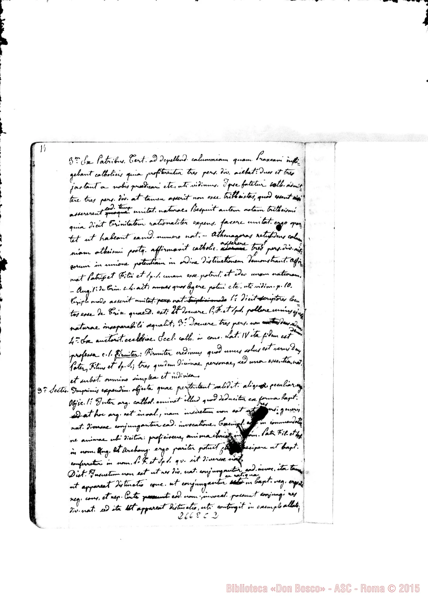 Fotogramma C 2 — Quaderno 4: De Trinitate