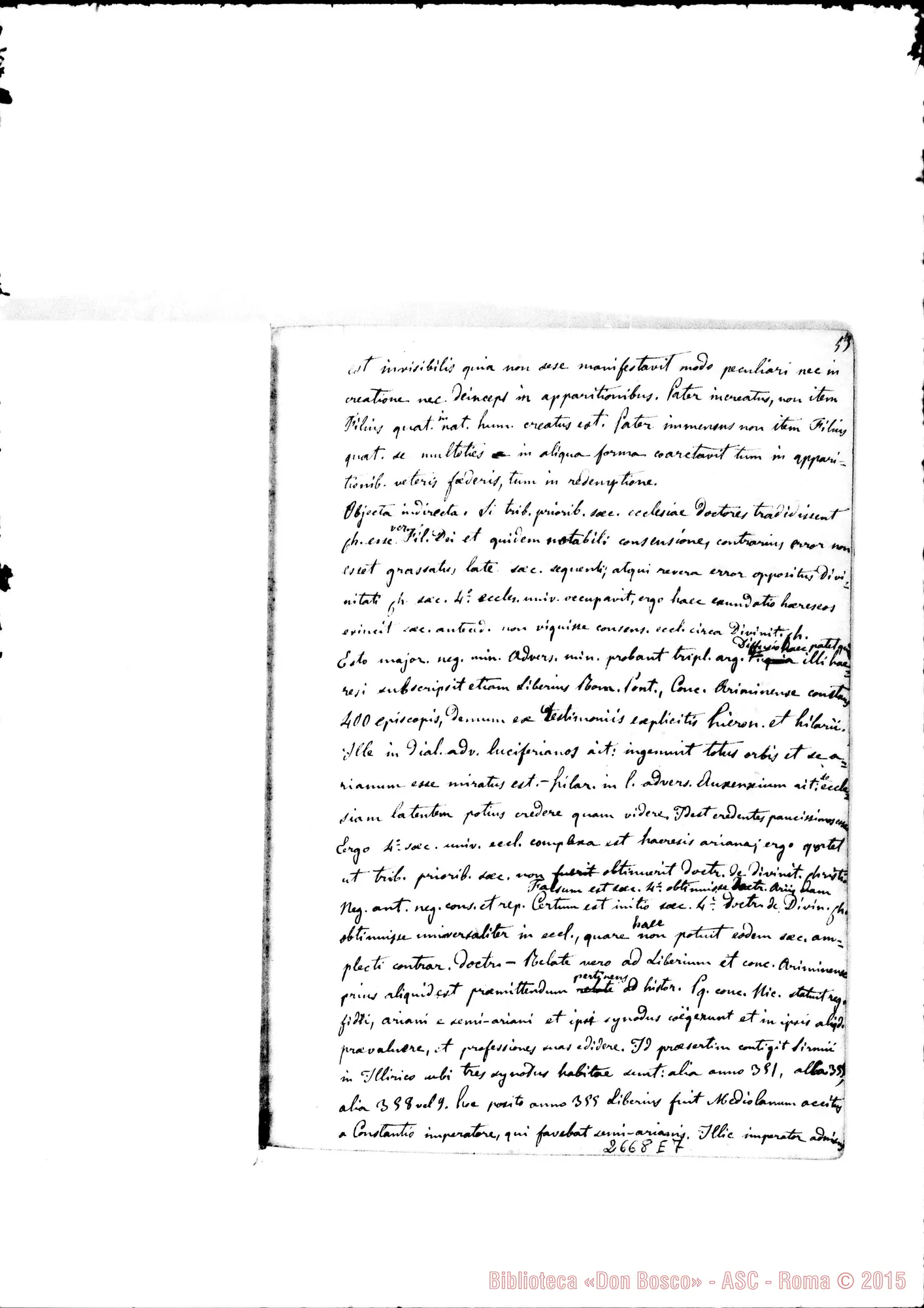 Fotogramma E 7 — Quaderno 4: De Trinitate