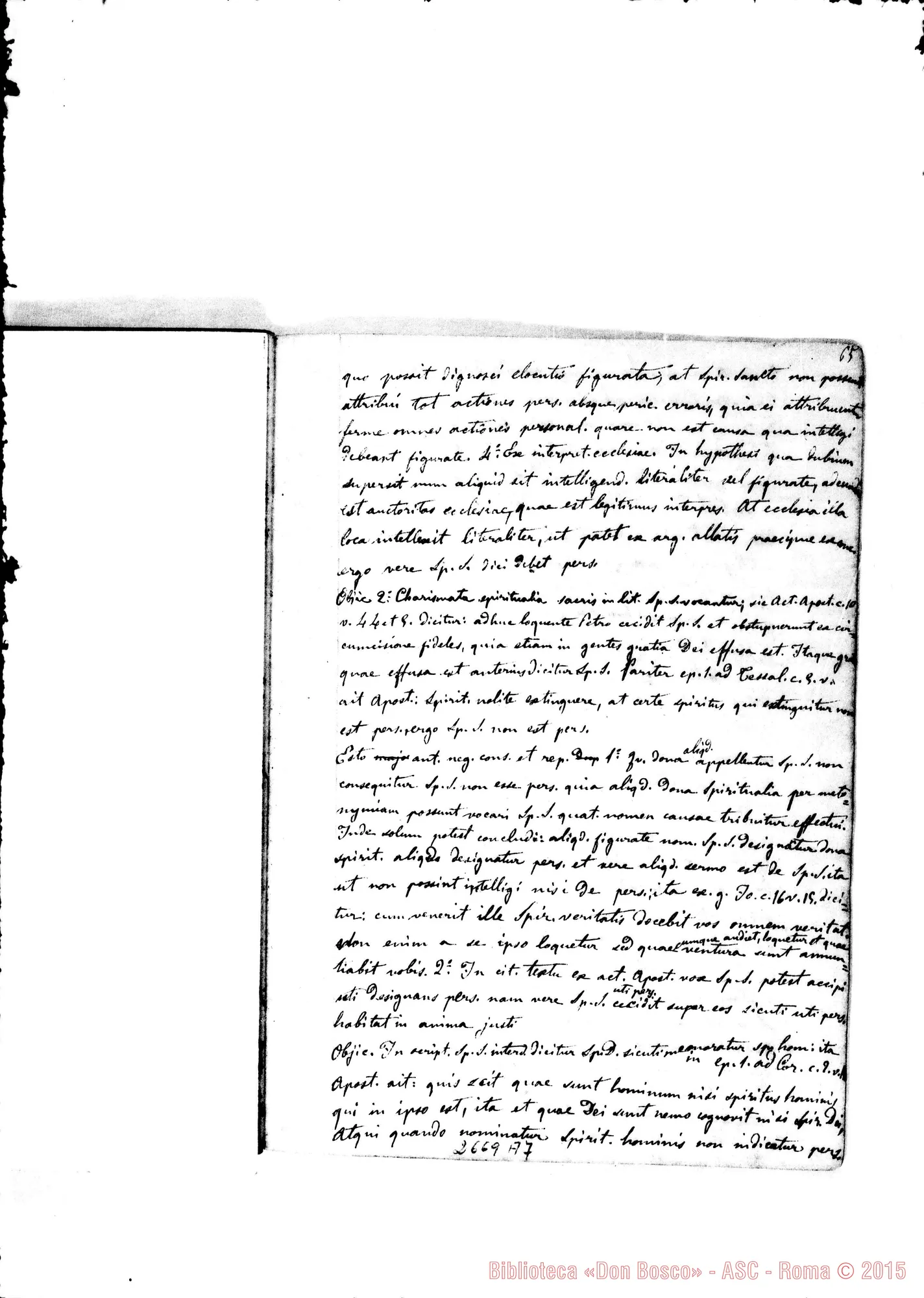 Fotogramma A 7 — Quaderno 4: De Trinitate