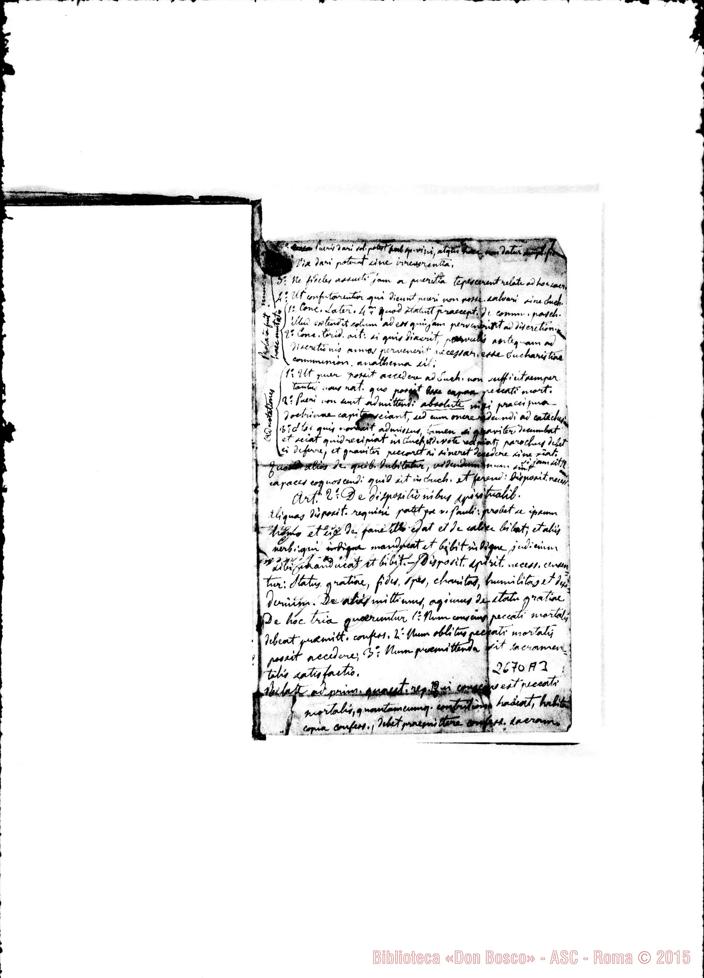 Fotogramma A 3 — De Eucharistia - 1