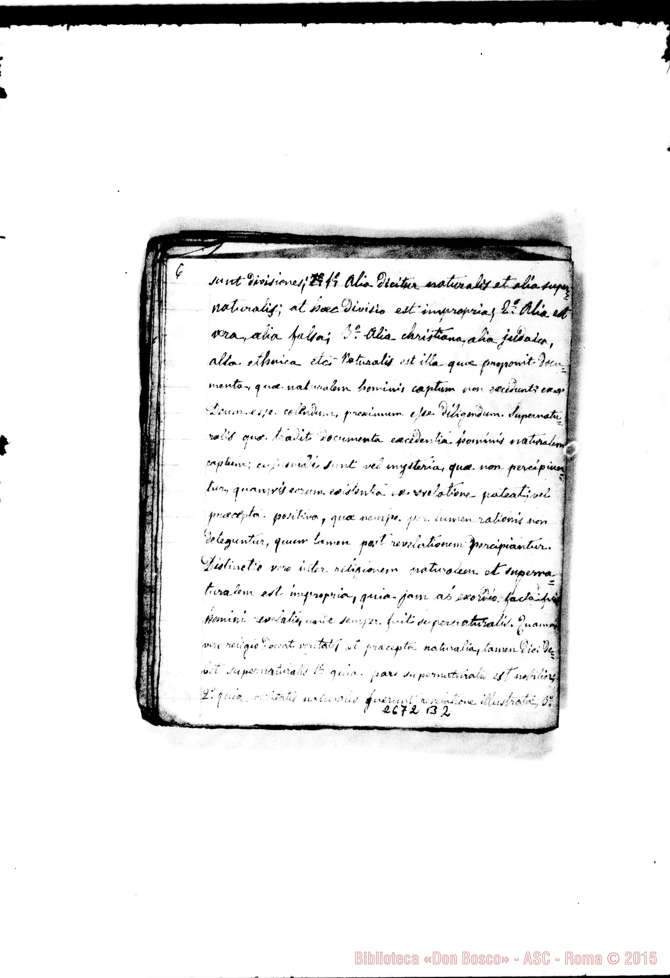 Fotogramma B 2 — De Religione: Quaderno 1