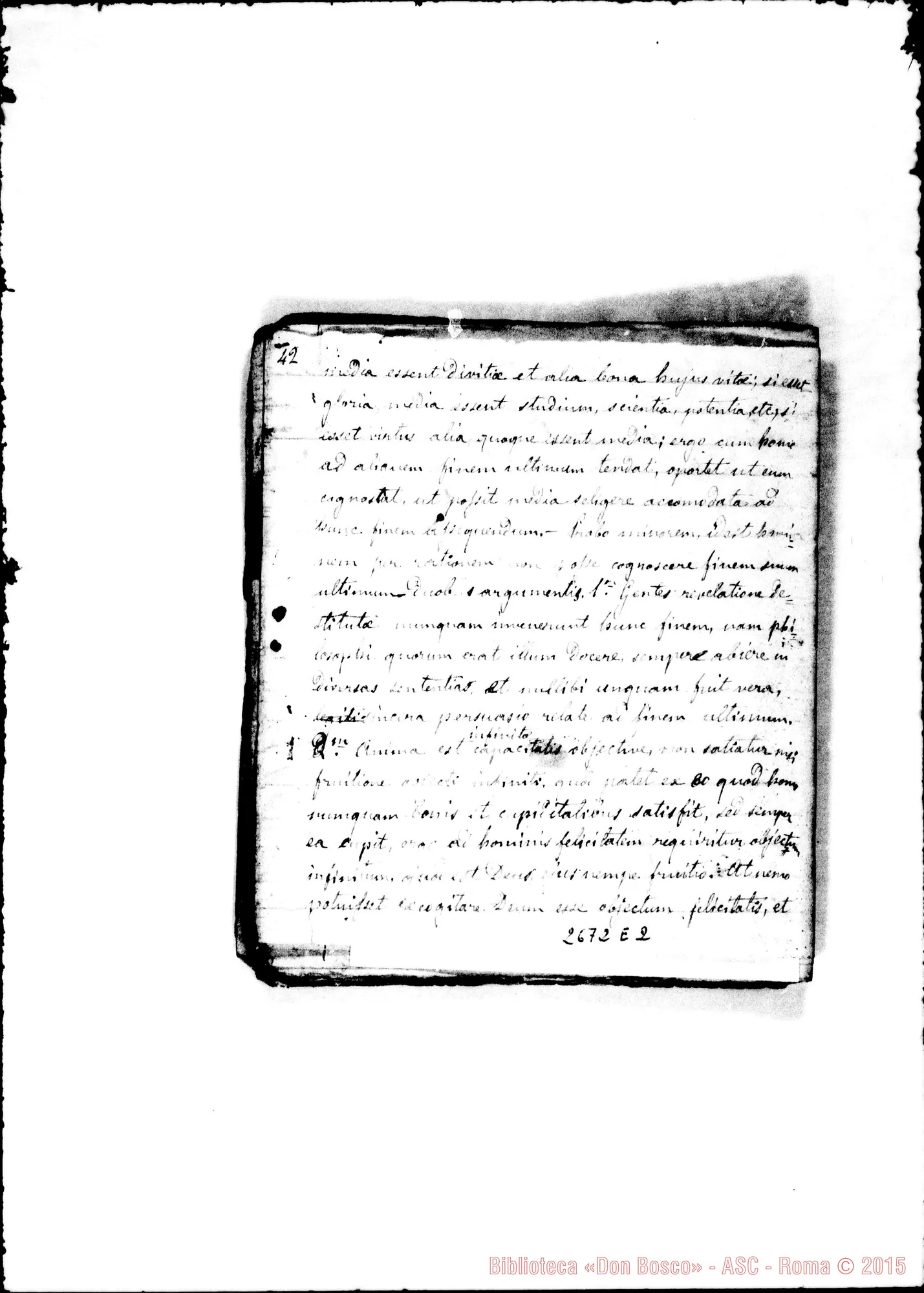 Fotogramma E 2 — De Religione: Quaderno 1