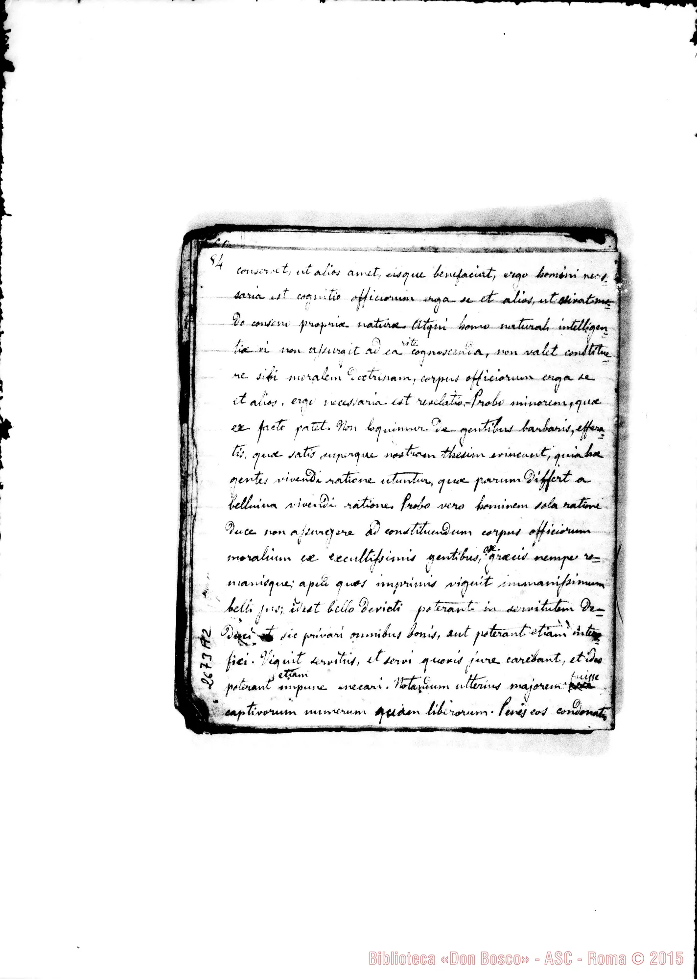 Fotogramma A 2 — De Religione: Quaderno 1
