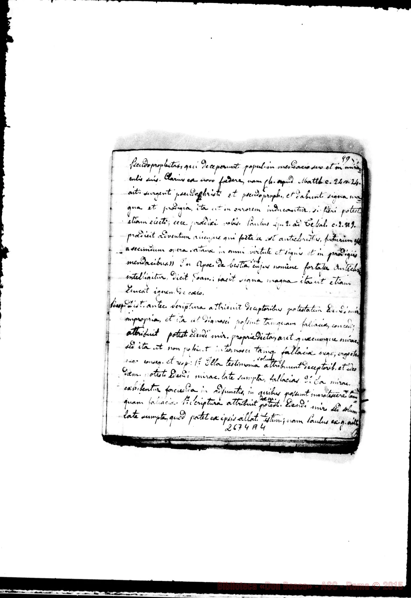 Fotogramma A 4 — Quaderno 2