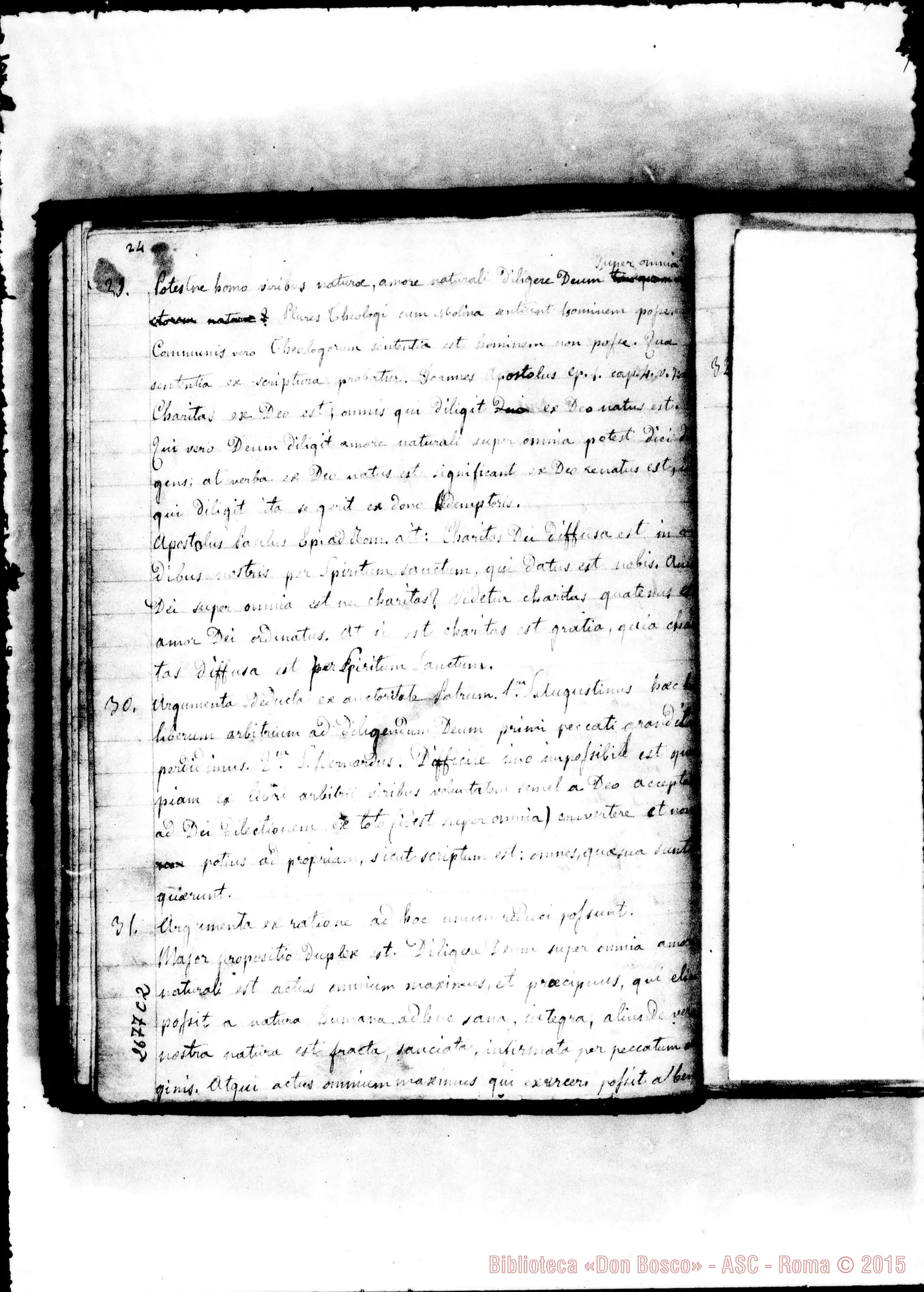 Fotogramma C 2 — De Gratia: Un quaderno