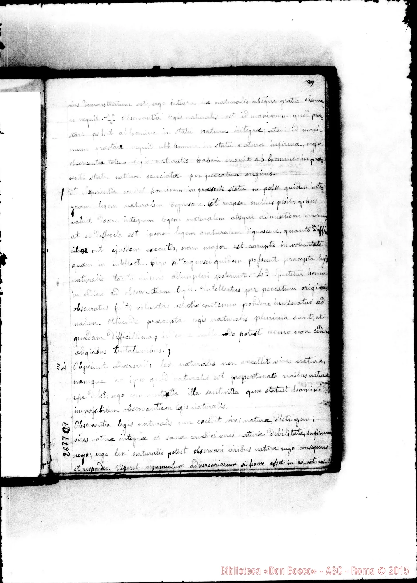 Fotogramma C 7 — De Gratia: Un quaderno