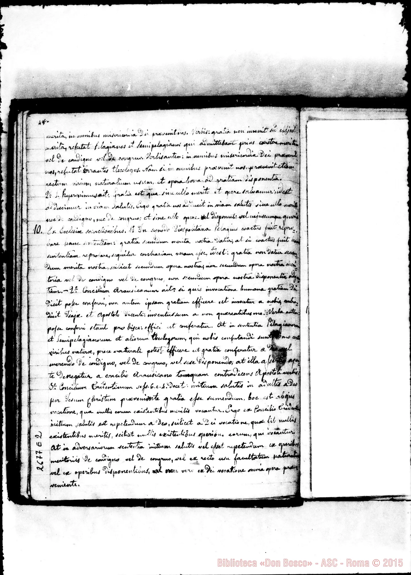 Fotogramma E 2 — De Gratia: Un quaderno