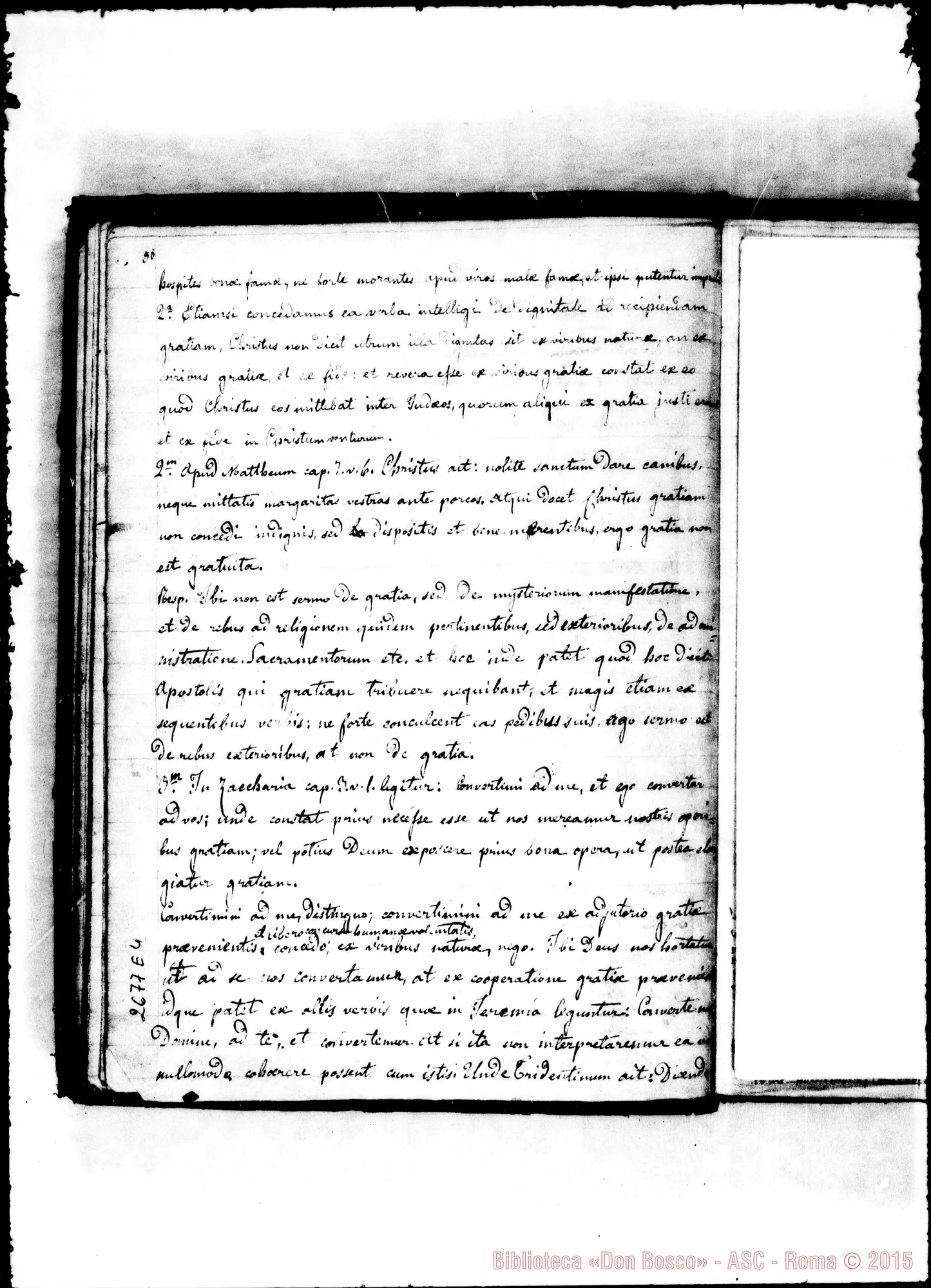 Fotogramma E 4 — De Gratia: Un quaderno