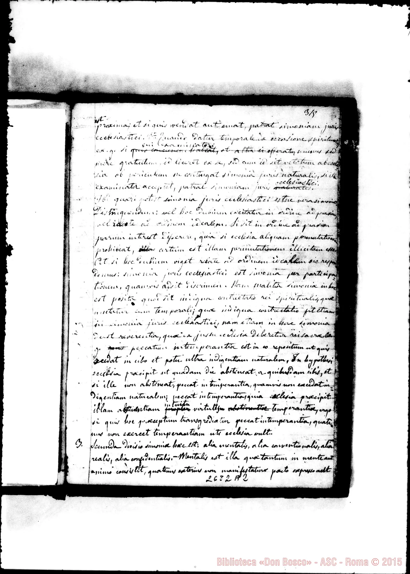 Fotogramma A 2 — De Gratia: Un quaderno