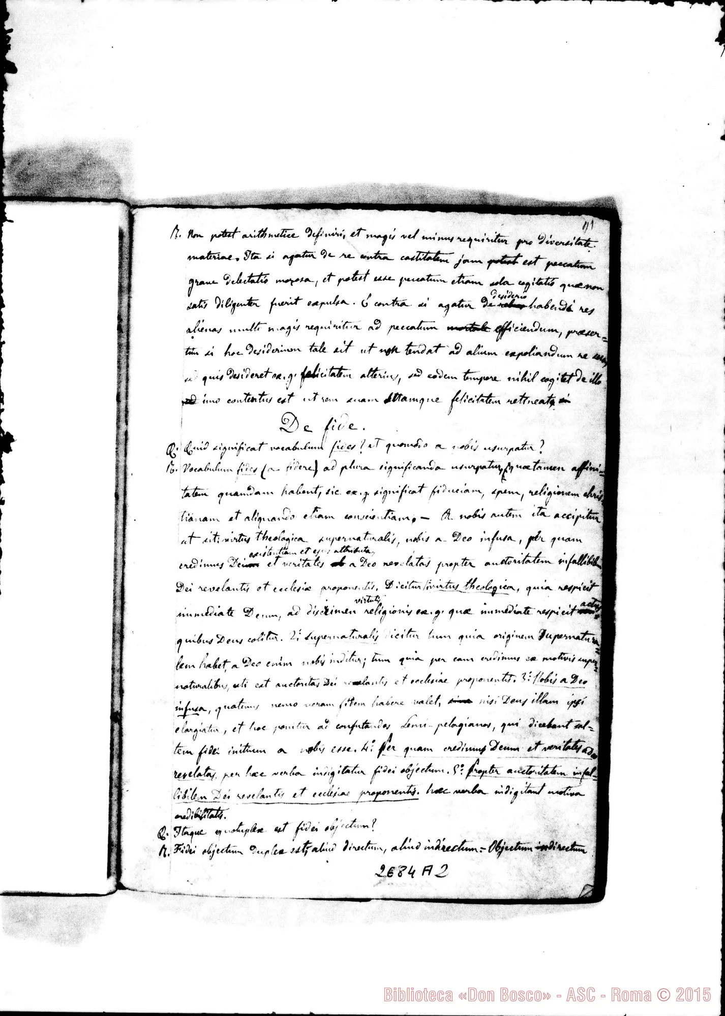 Fotogramma A 2 — Volumen secundum. 1861