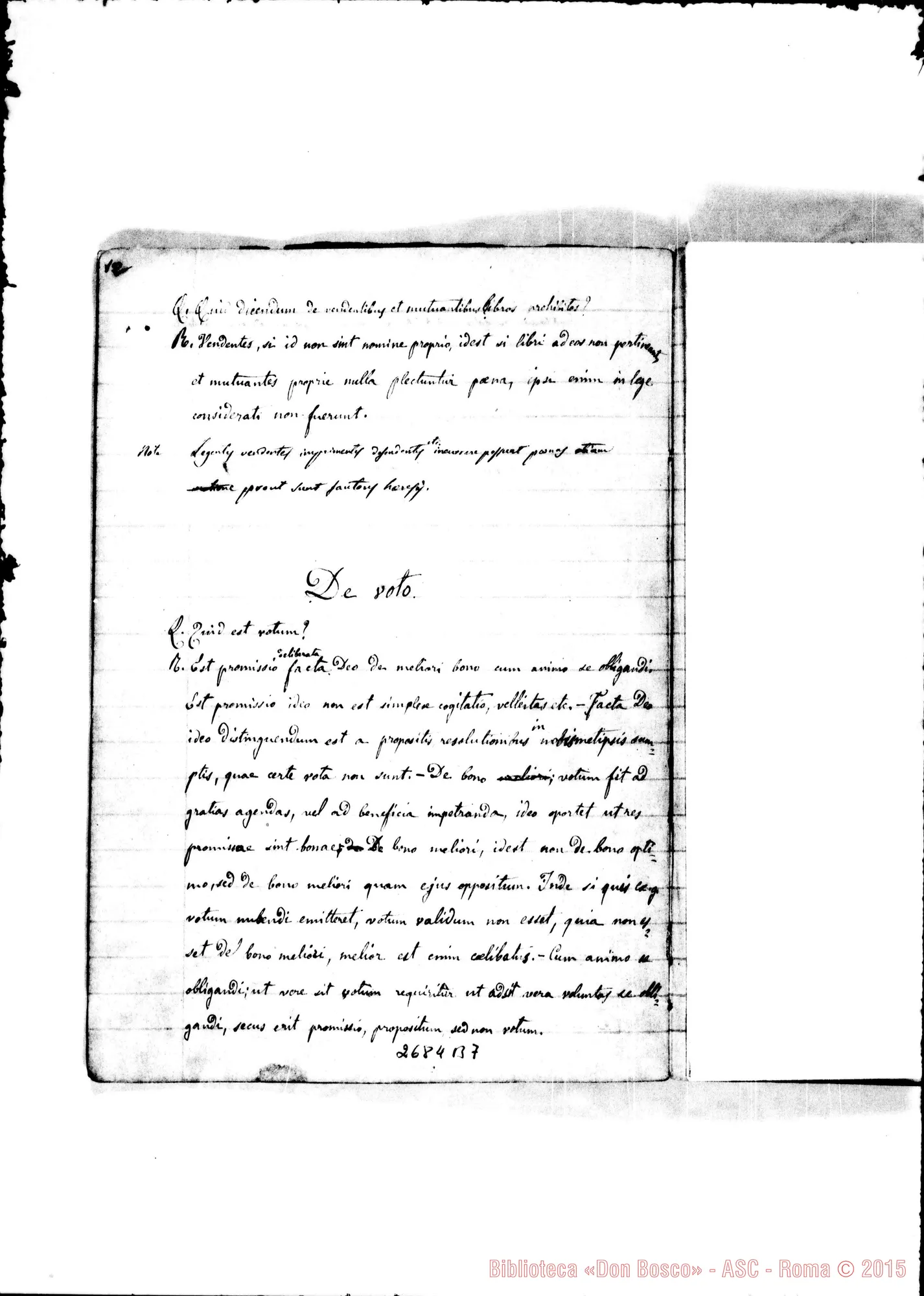 Fotogramma B 7 — Volumen secundum. 1861