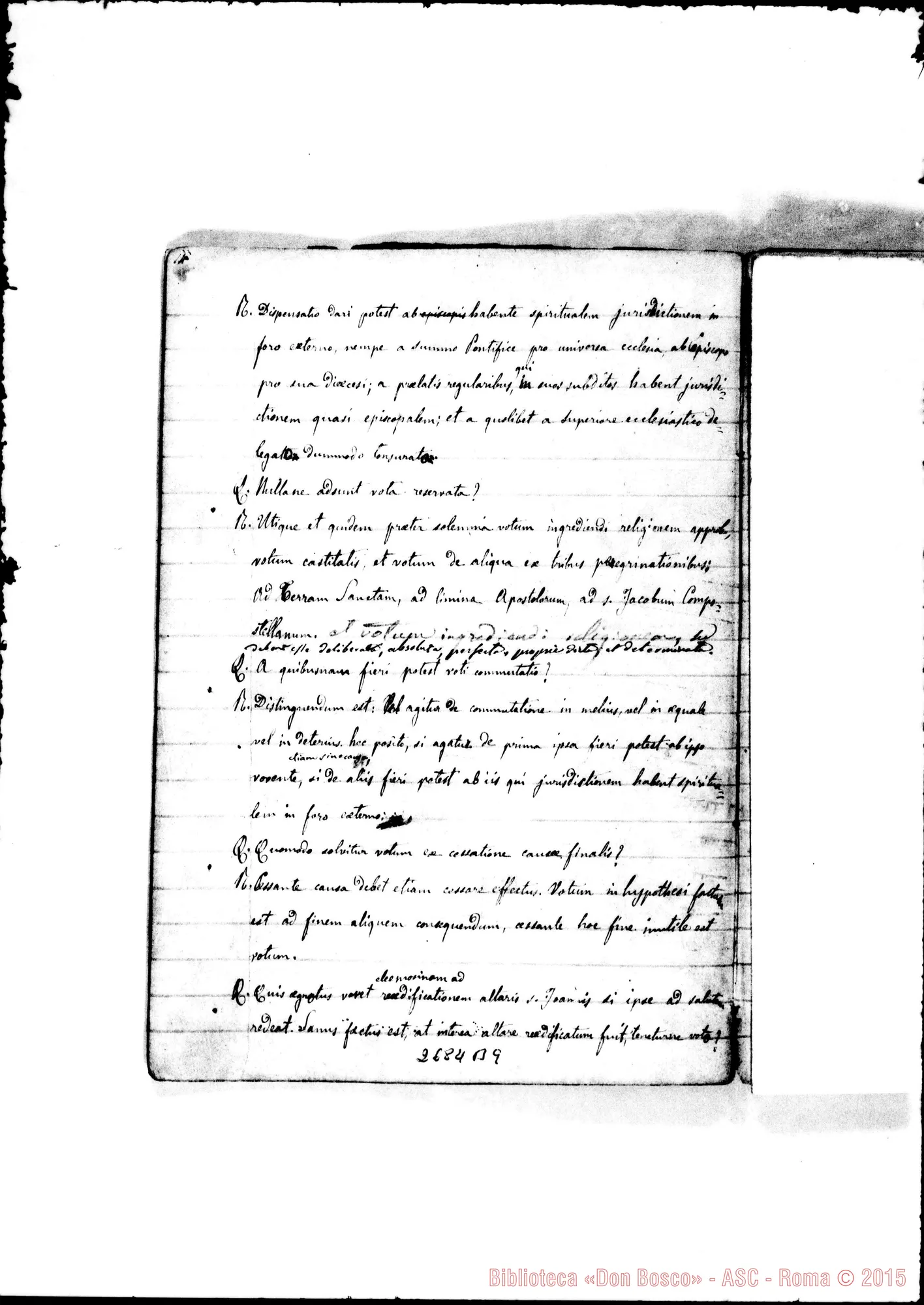 Fotogramma B 9 — Volumen secundum. 1861