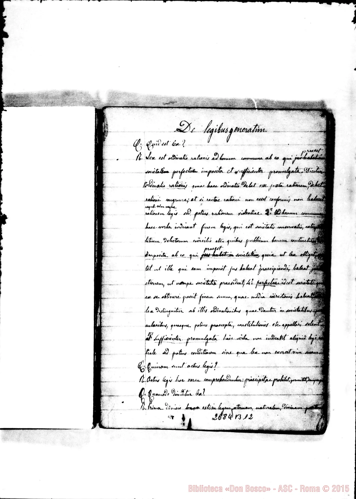 Fotogramma B 12 — Volumen secundum. 1861