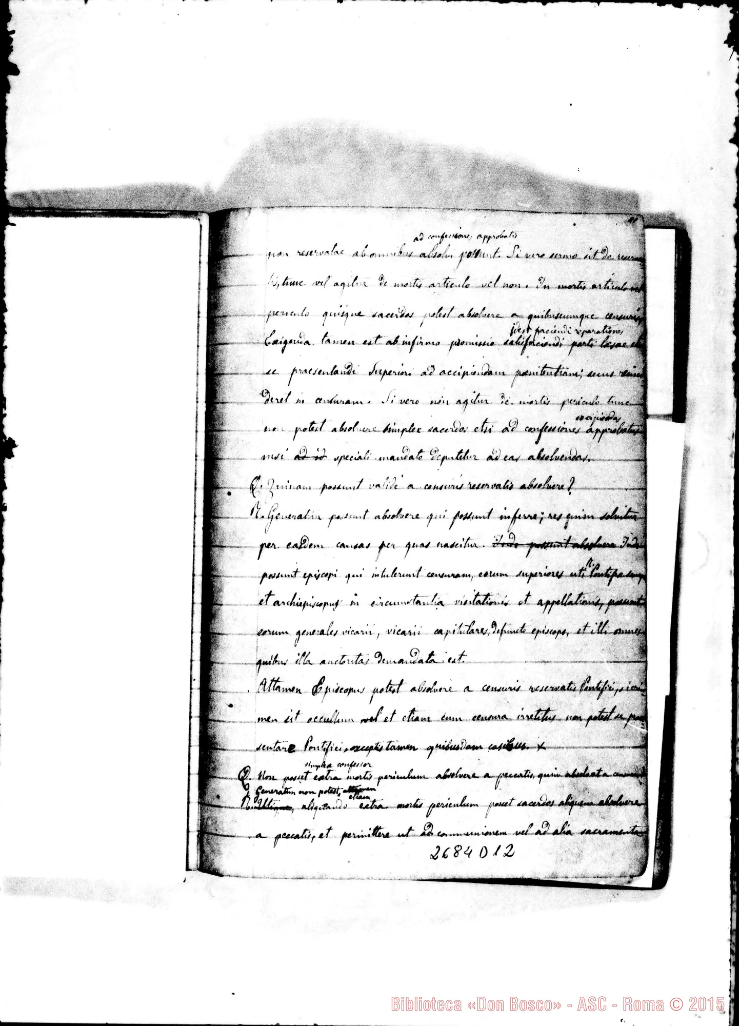 Fotogramma D 12 — Volumen secundum. 1861