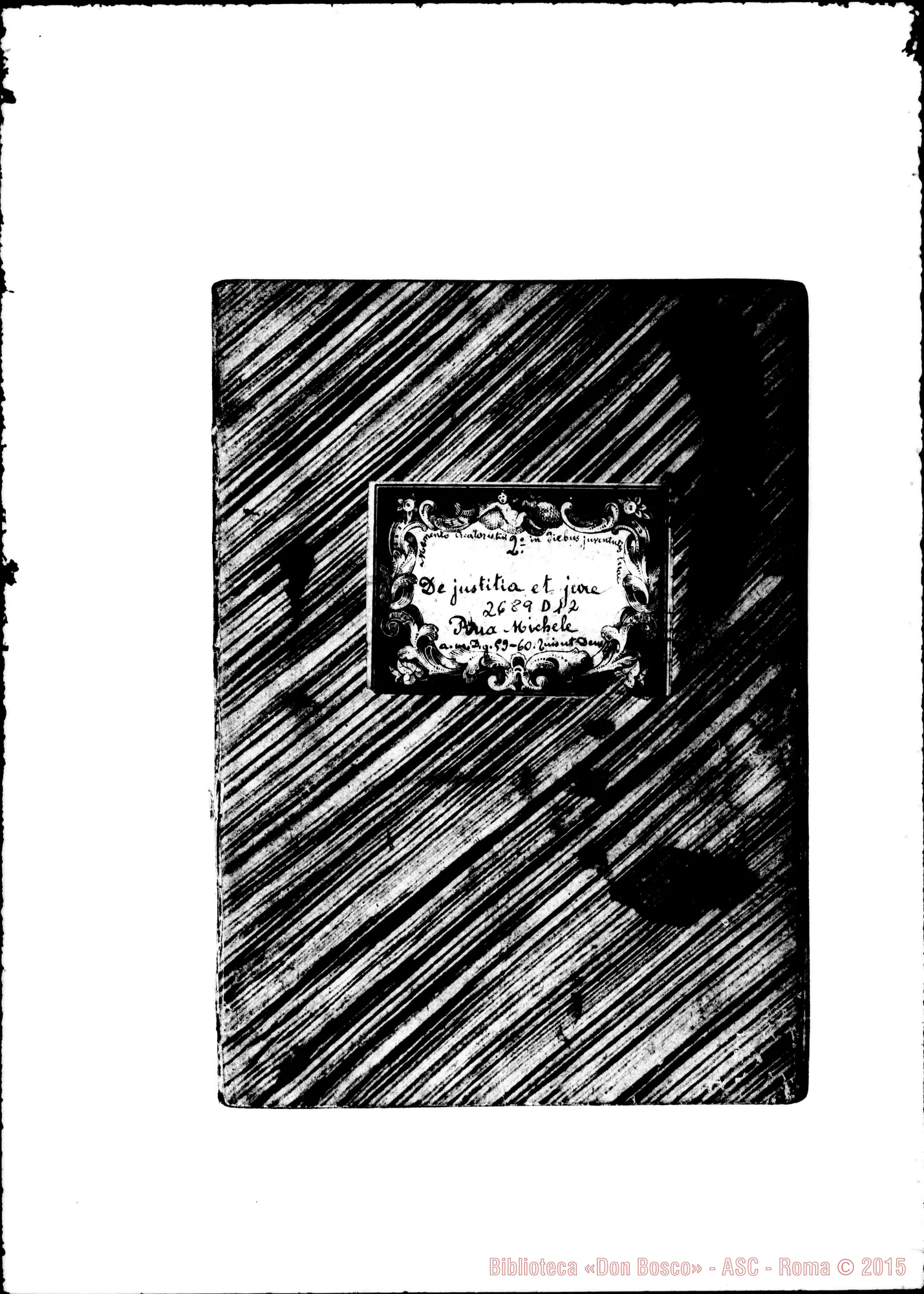 Fotogramma D 12 — 1859-60. «Quis ut Deus?» Quaderno 2