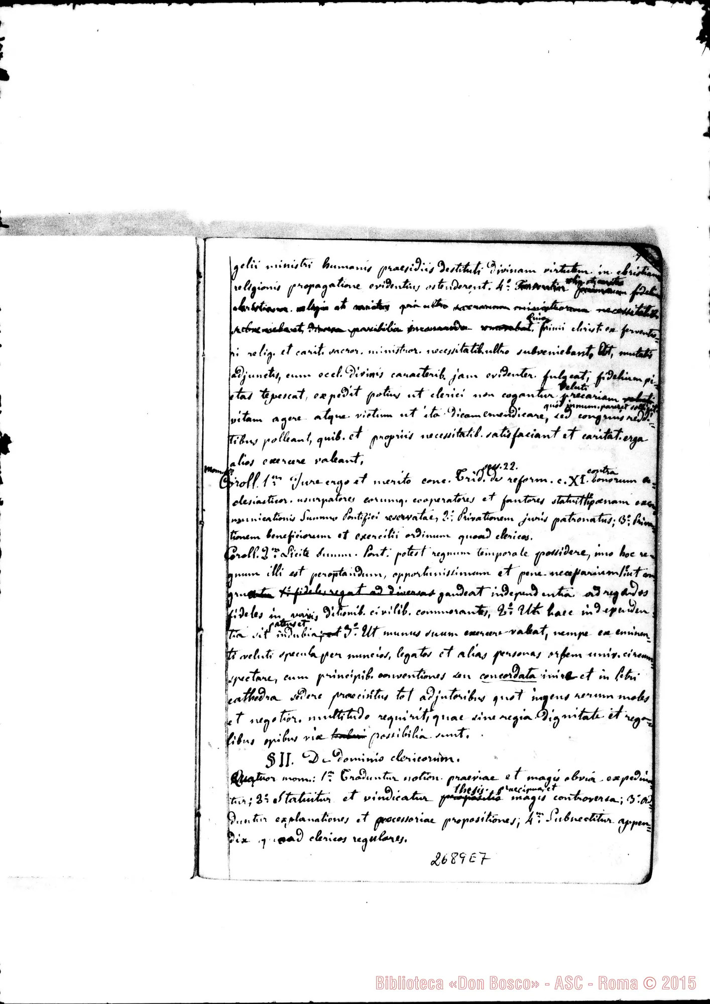Fotogramma E 7 — 1859-60. «Quis ut Deus?» Quaderno 2
