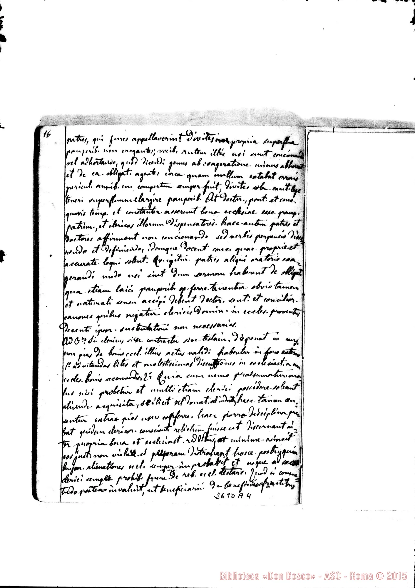 Fotogramma A 4 — 1859-60. «Quis ut Deus?» Quaderno 2