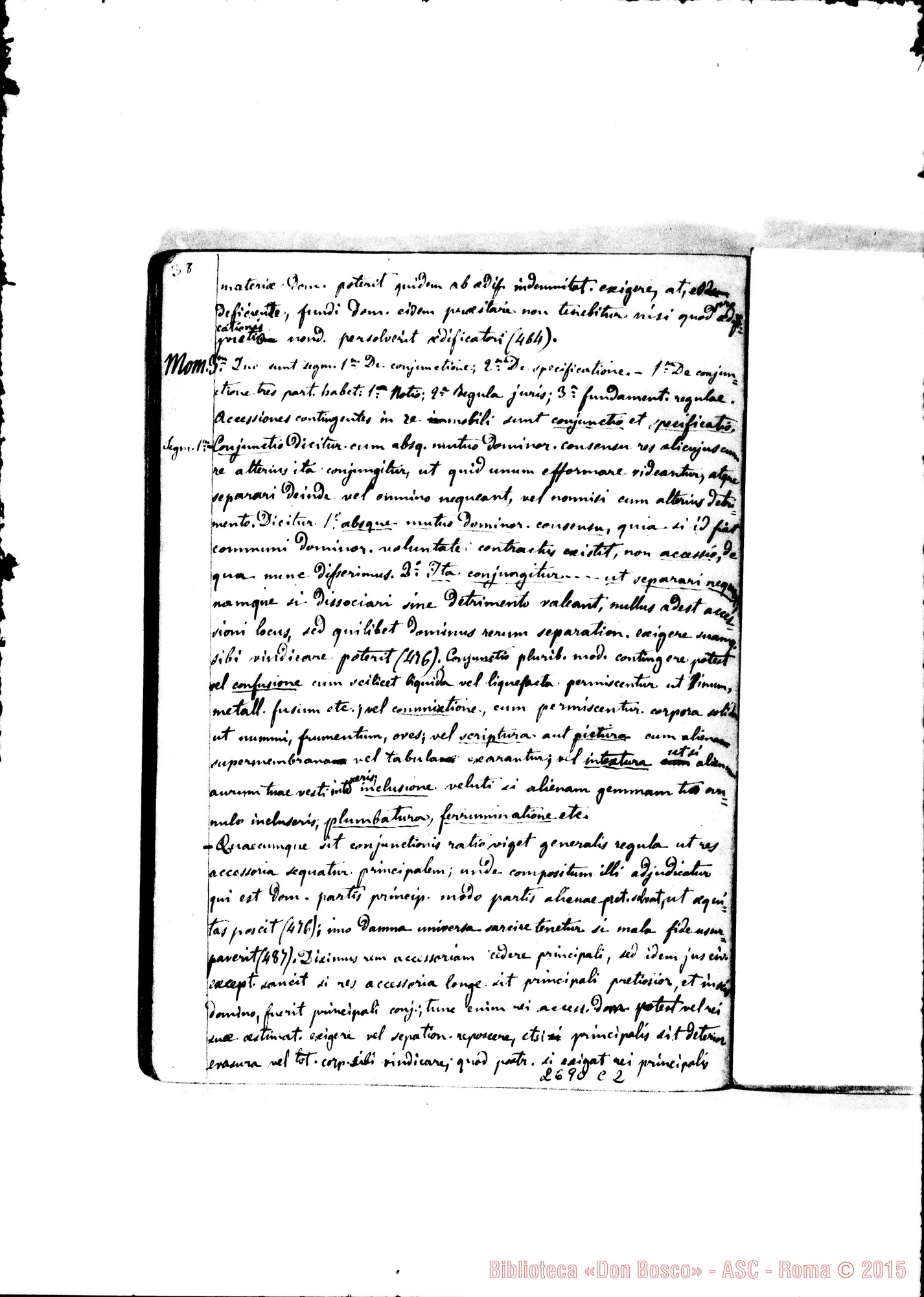 Fotogramma C 2 — 1859-60. «Quis ut Deus?» Quaderno 2
